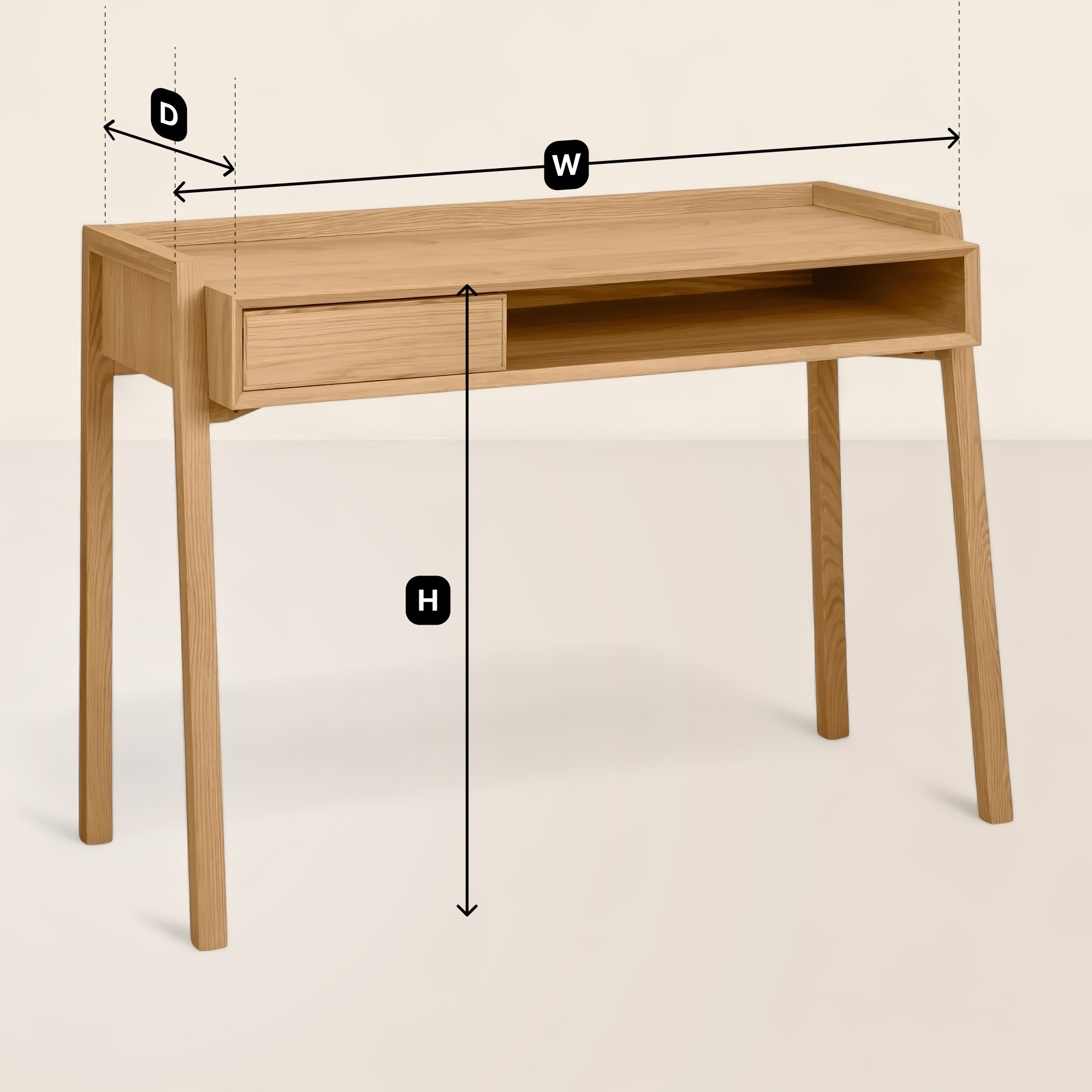 Modern Workspace Desk Storage Stylish Functional