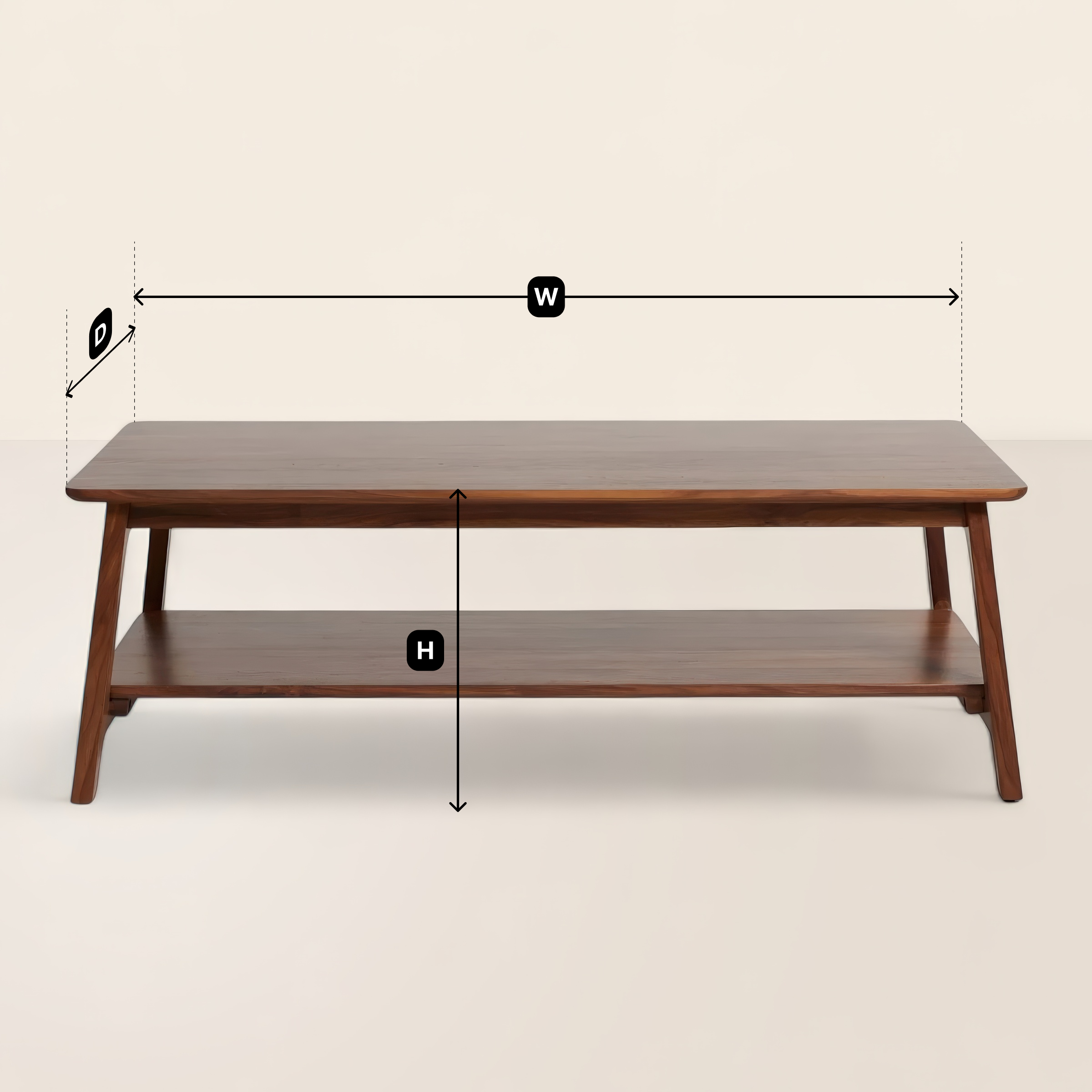 Scandinavian Inspired Coffee Table Functional Minimalist Design