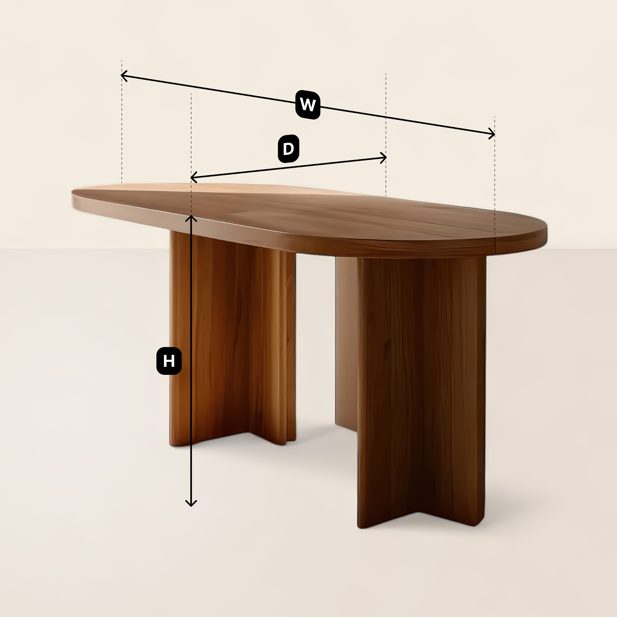 Curved Edge Desk for Serene and Stylish Home Offices