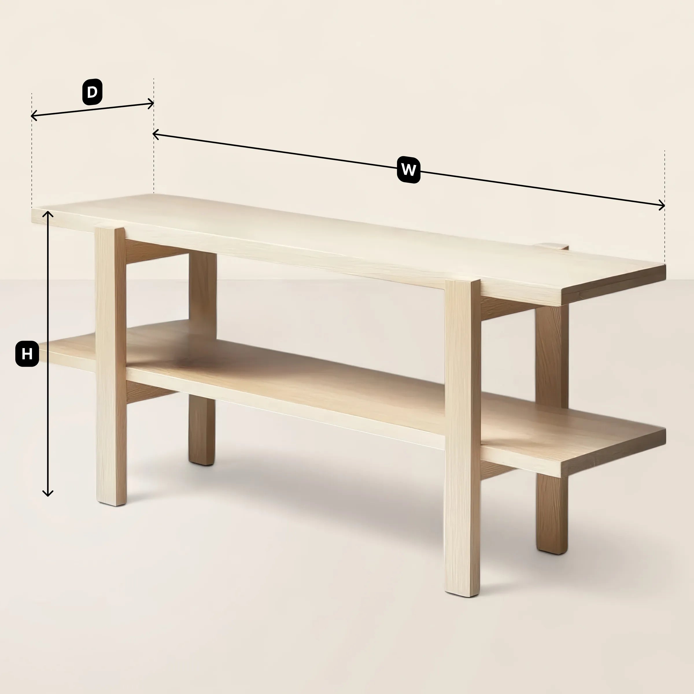 Contemporary Console Table Stylish Functional Accent for Any Space