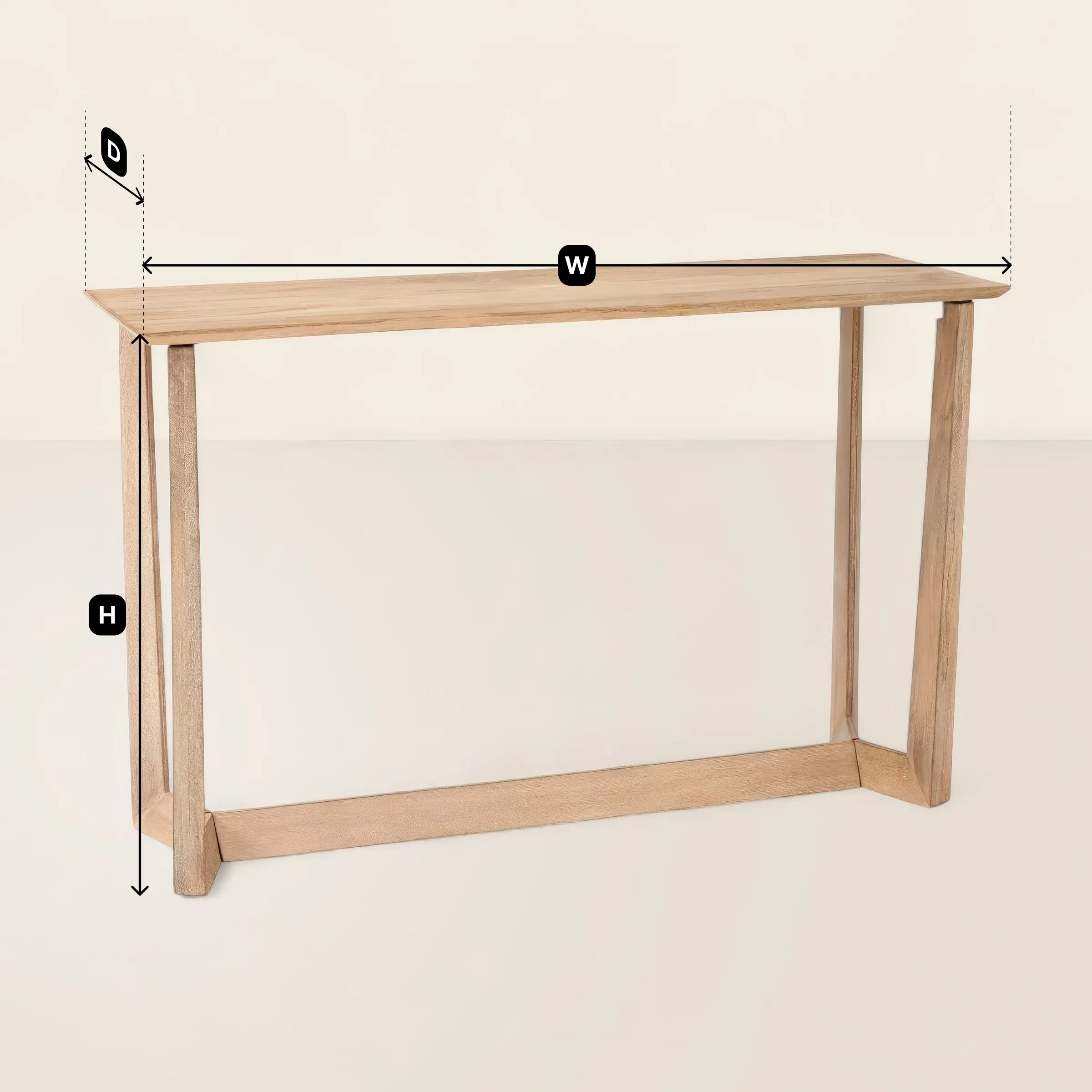 Modern Console Table Minimalist Style