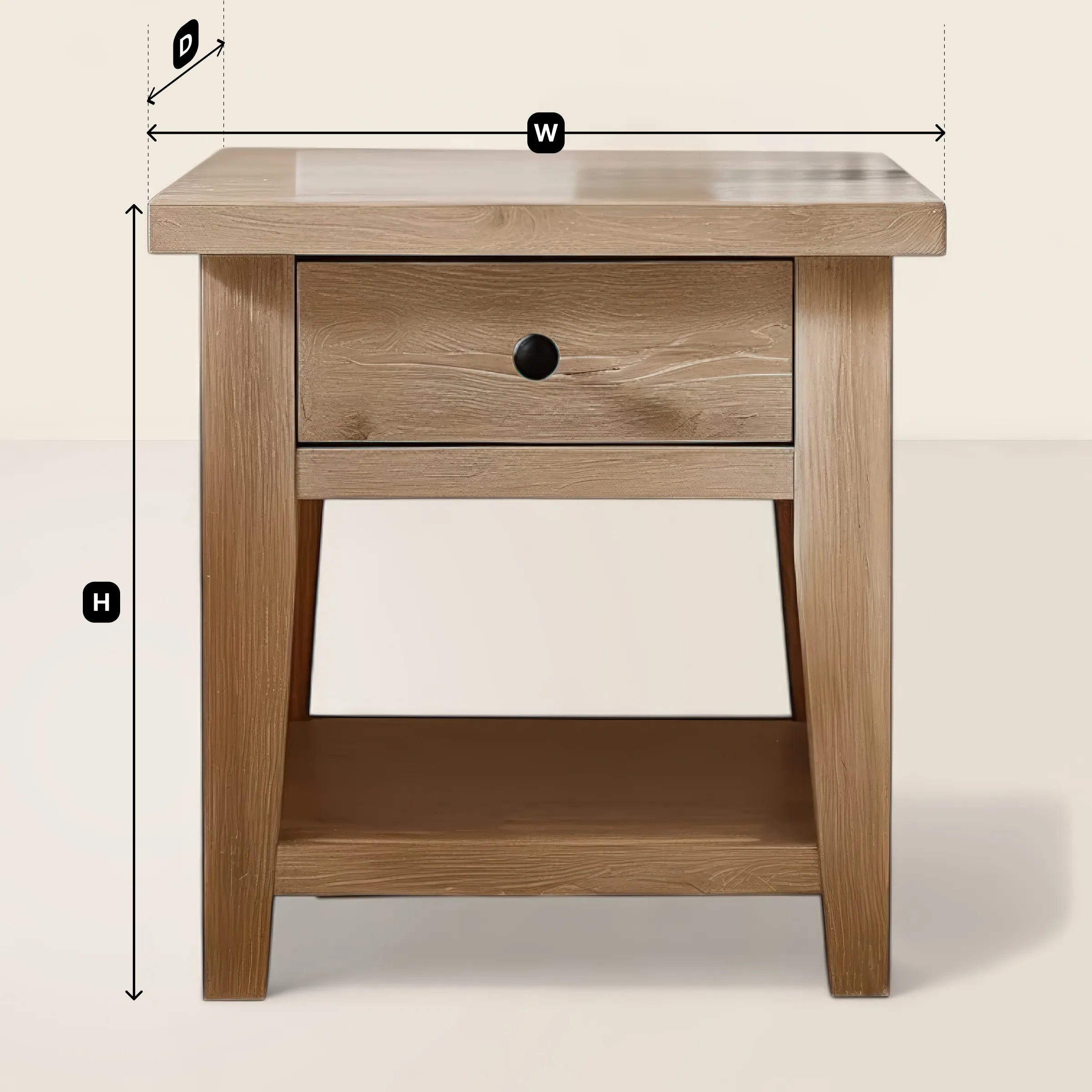 Nightstand Bedroom Storage Home Decor