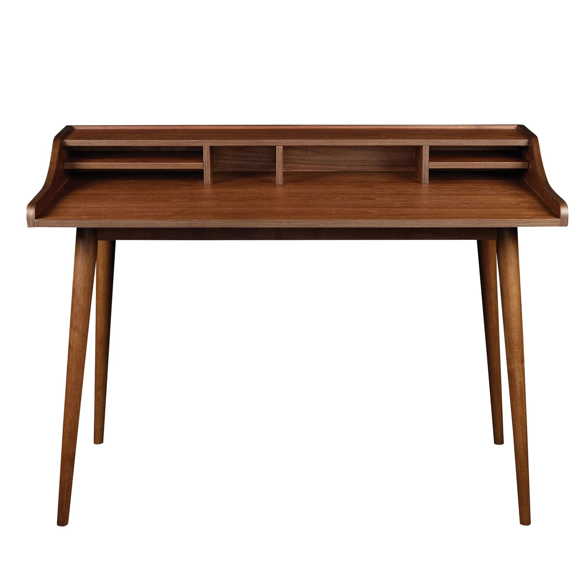 Mid-Century Writing Desk Elegant Storage Design
