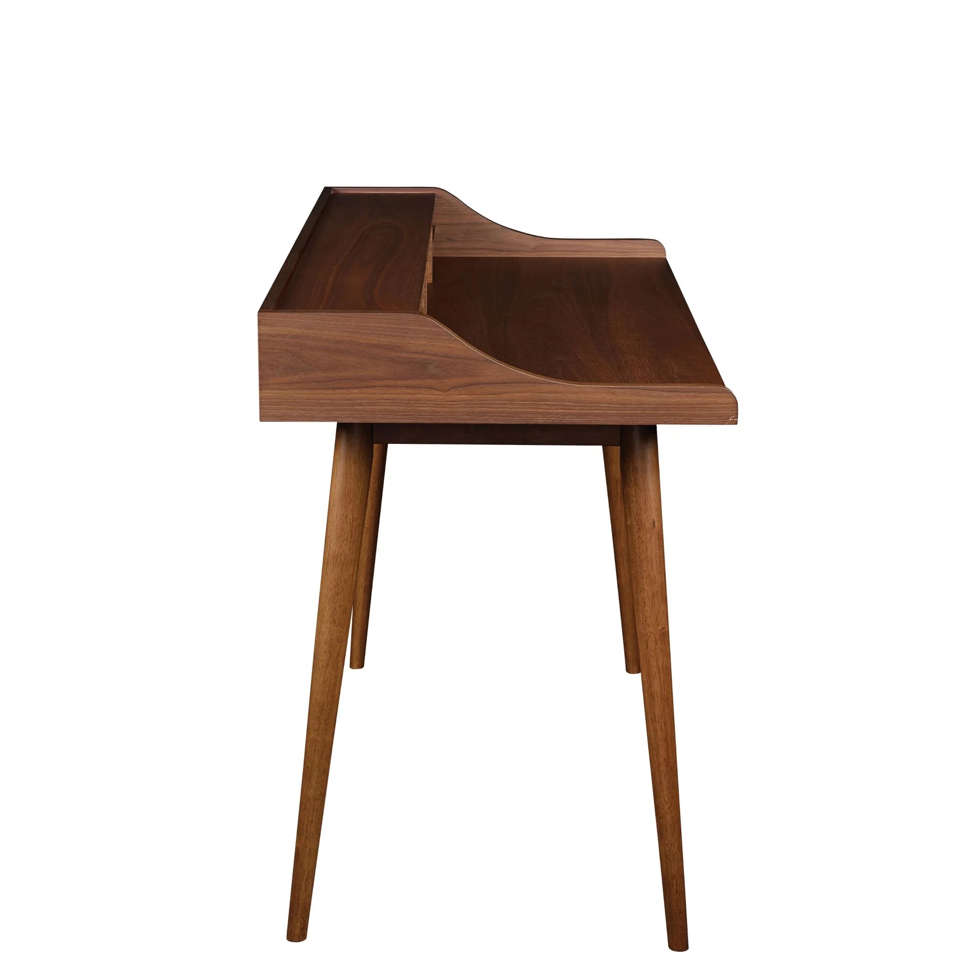 Mid-Century Writing Desk Elegant Storage Design