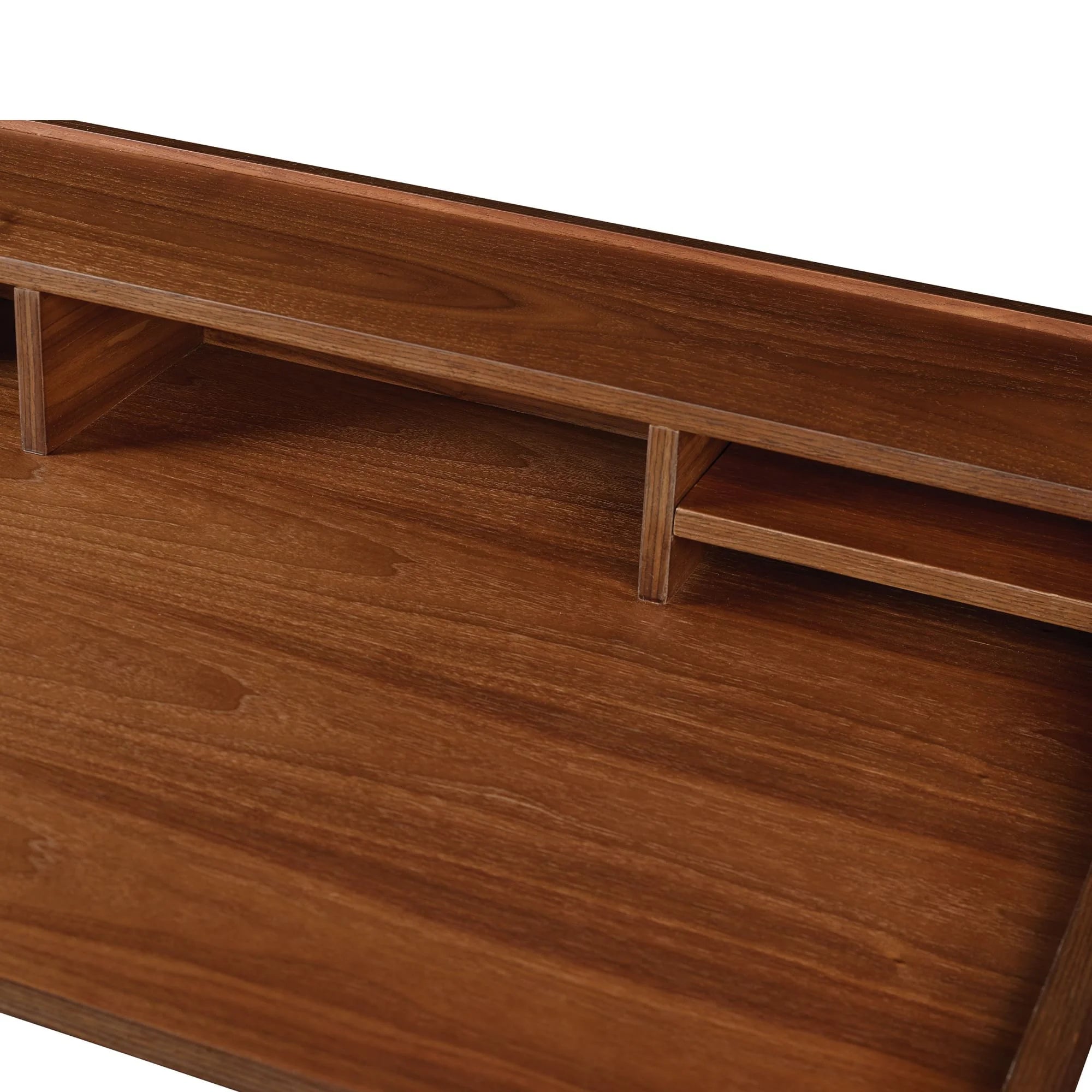 Mid-Century Writing Desk Elegant Storage Design