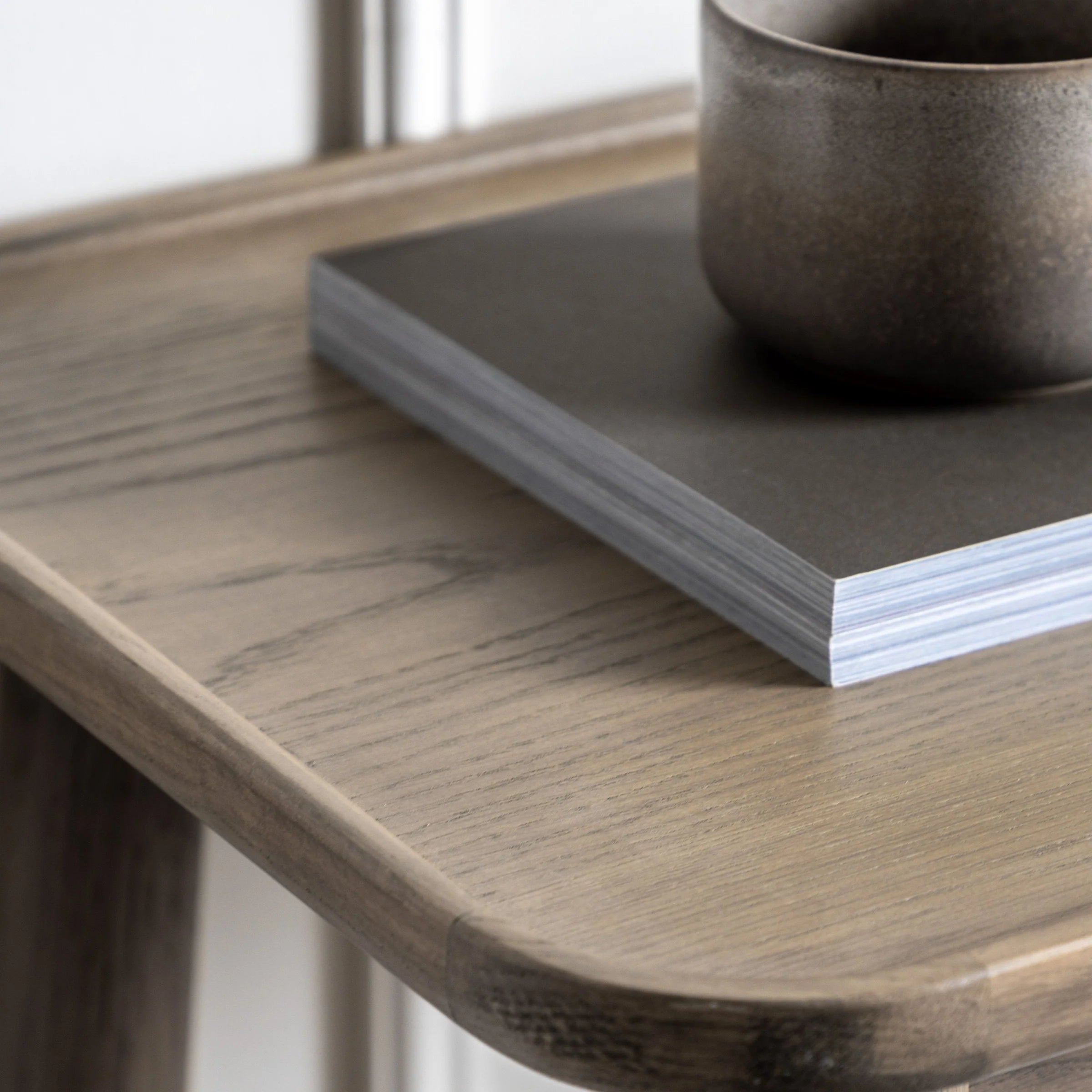 Minimalist Entryway Console Table with tapered legs