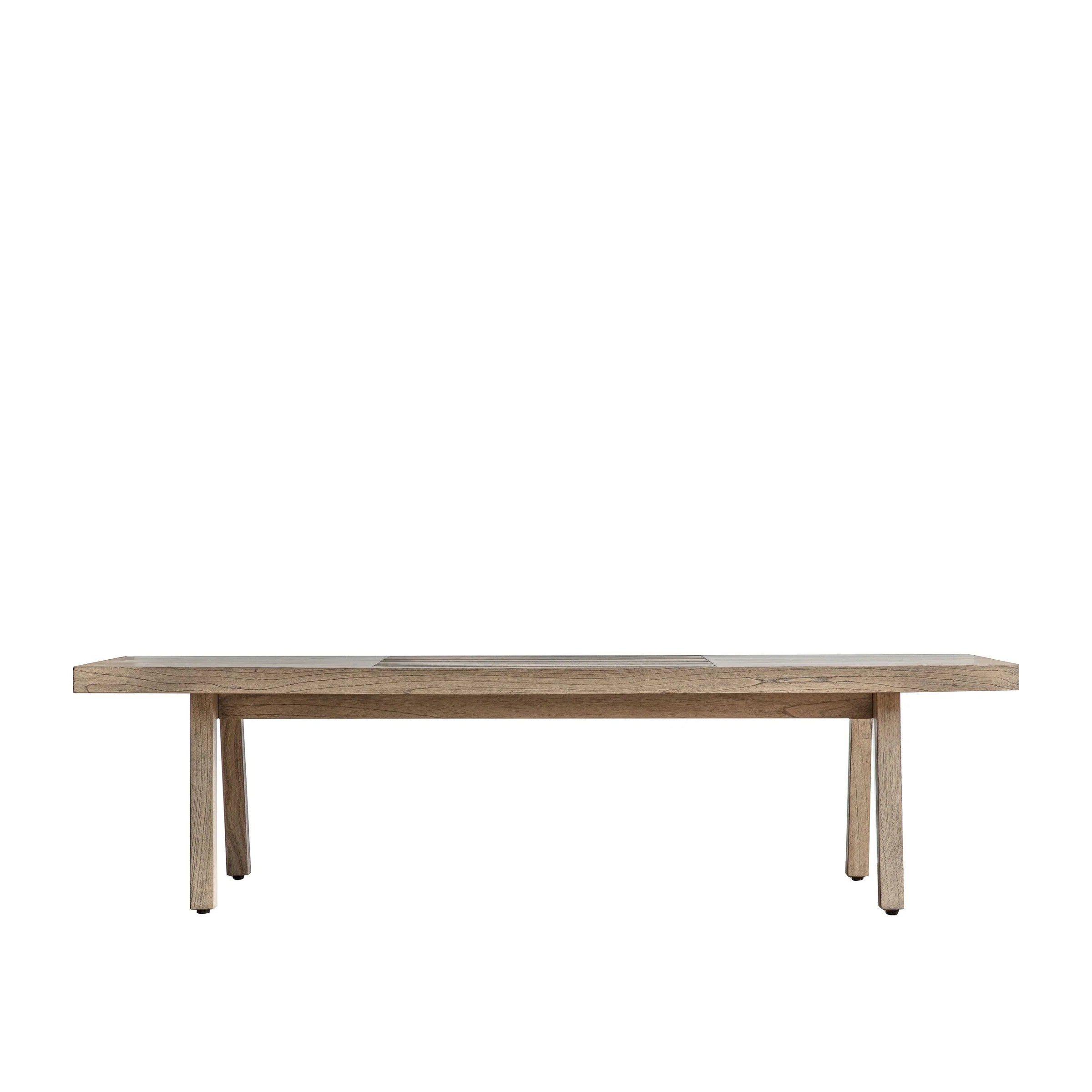 Modern Coffee Table with slatted surface and sleek design