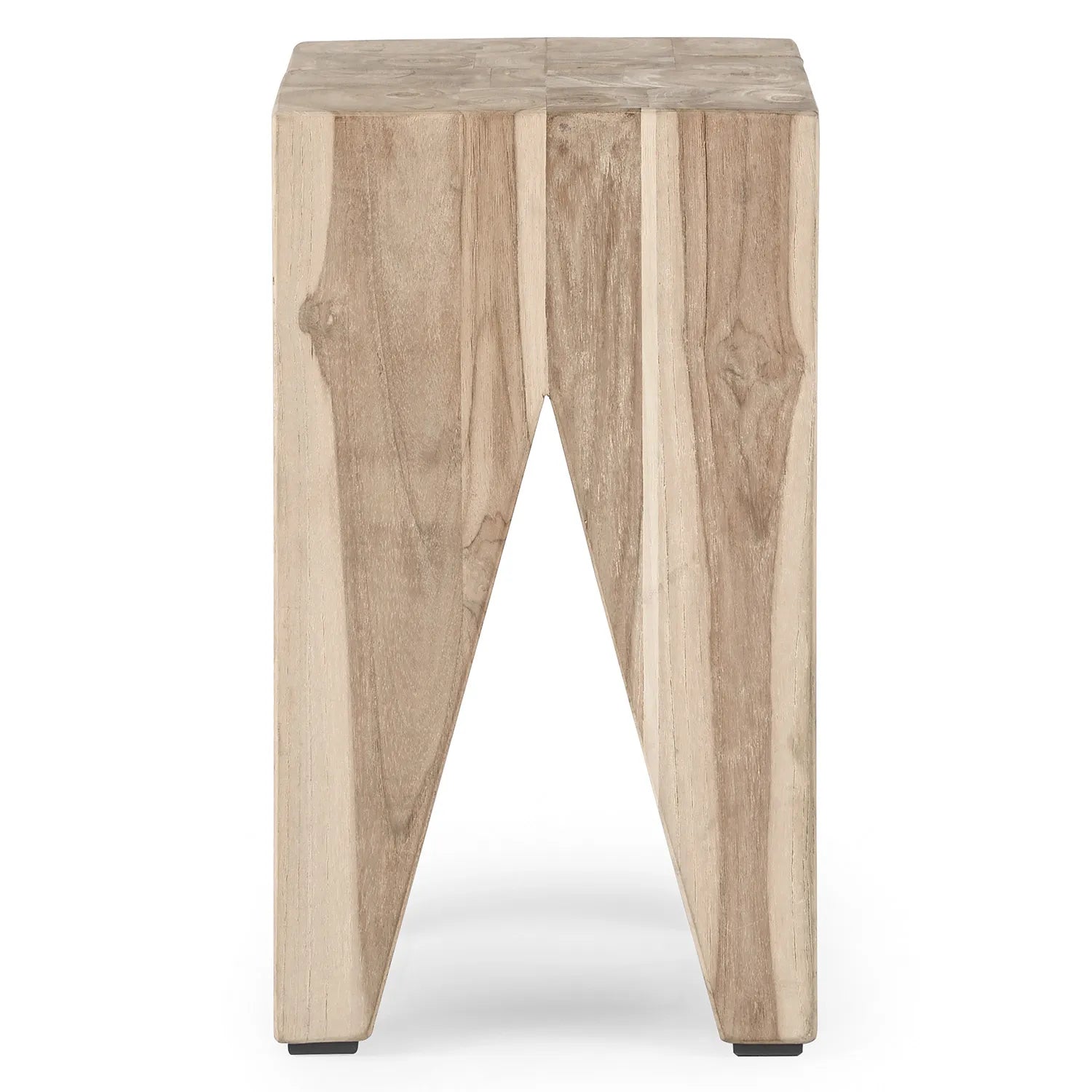 Modern Geometric Side Table with angular base
