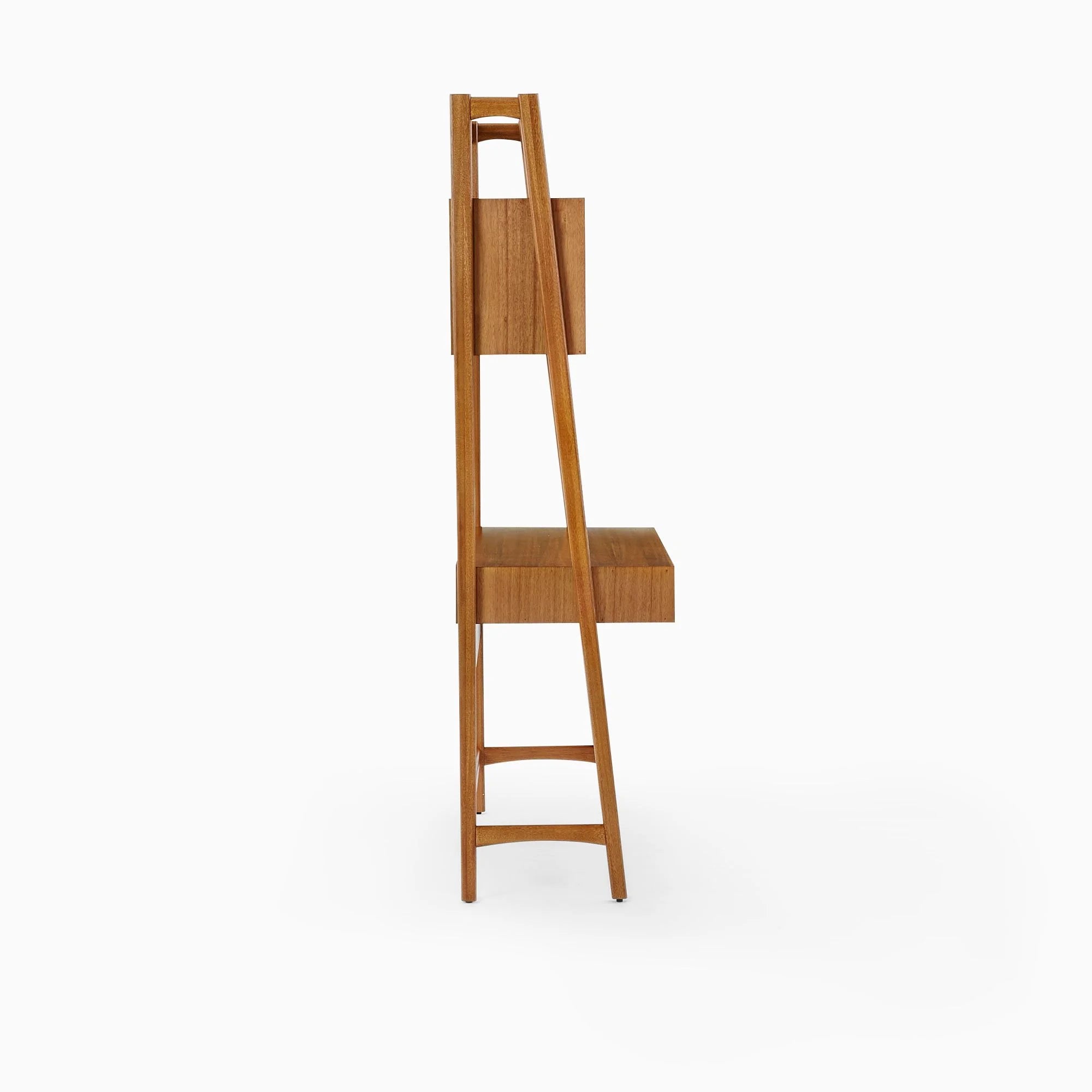 Modern Ladder Desk Compact Storage Shelves