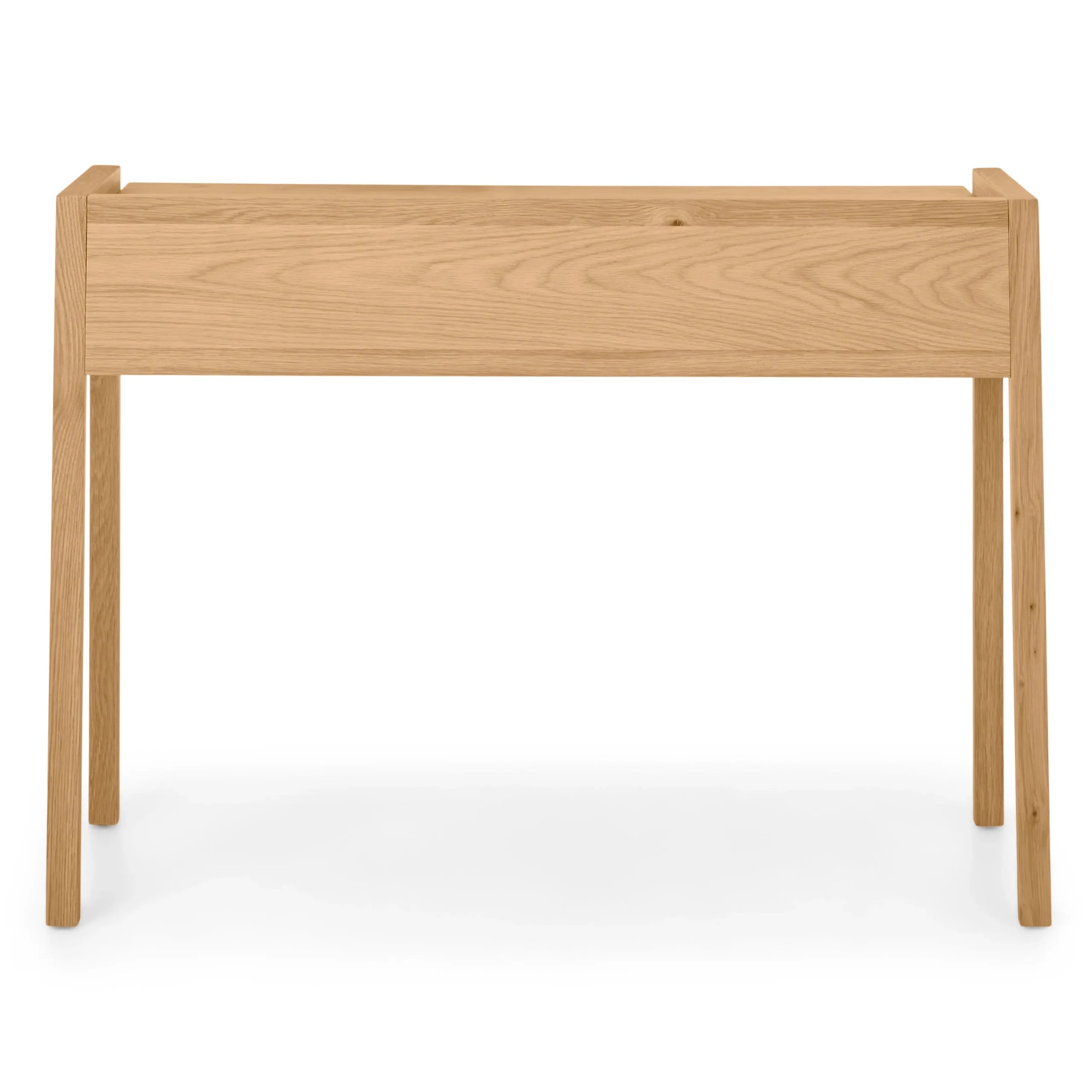 Modern Workspace Desk Storage with drawer and open shelf in a stylish home office