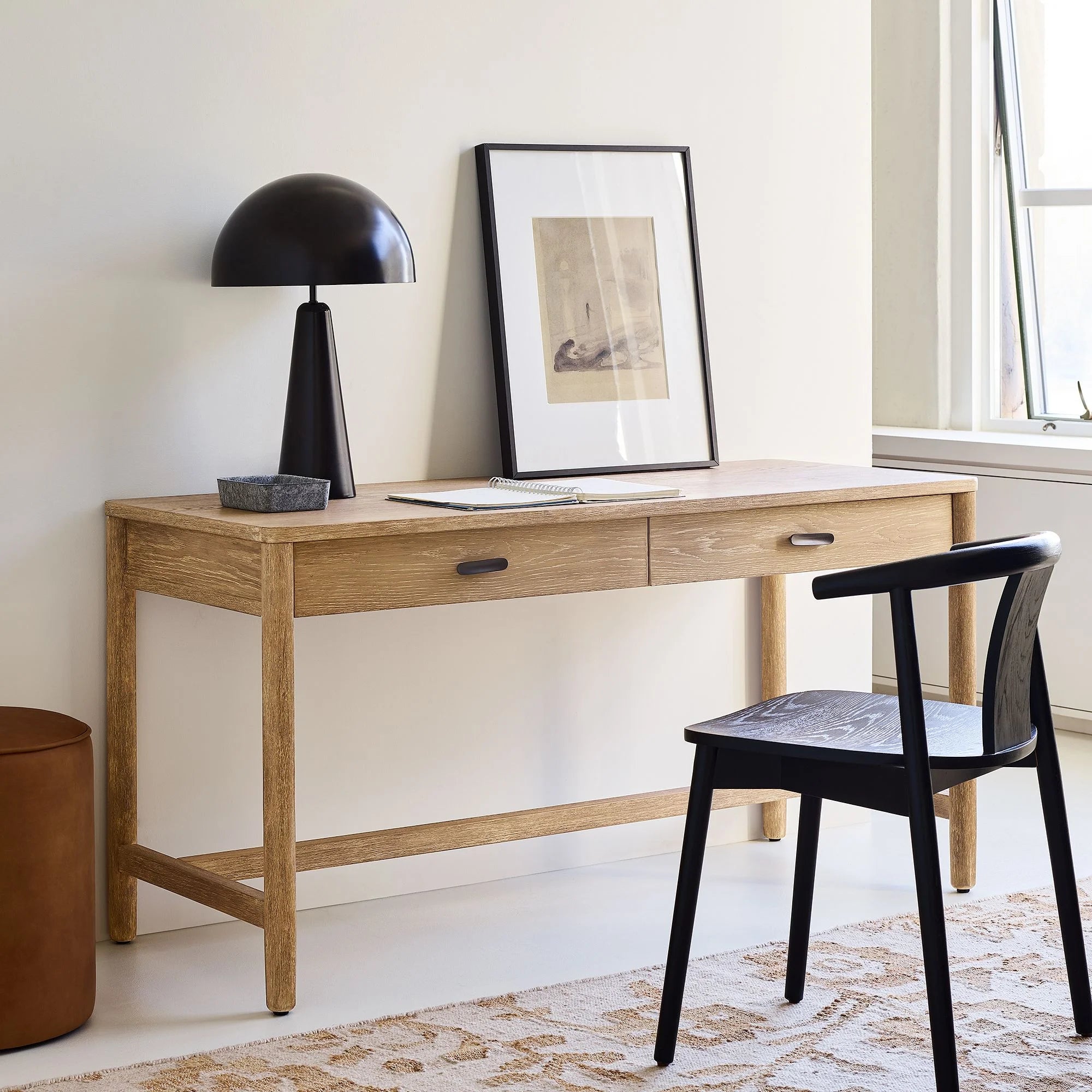 Desk Two Drawers Minimalist Design