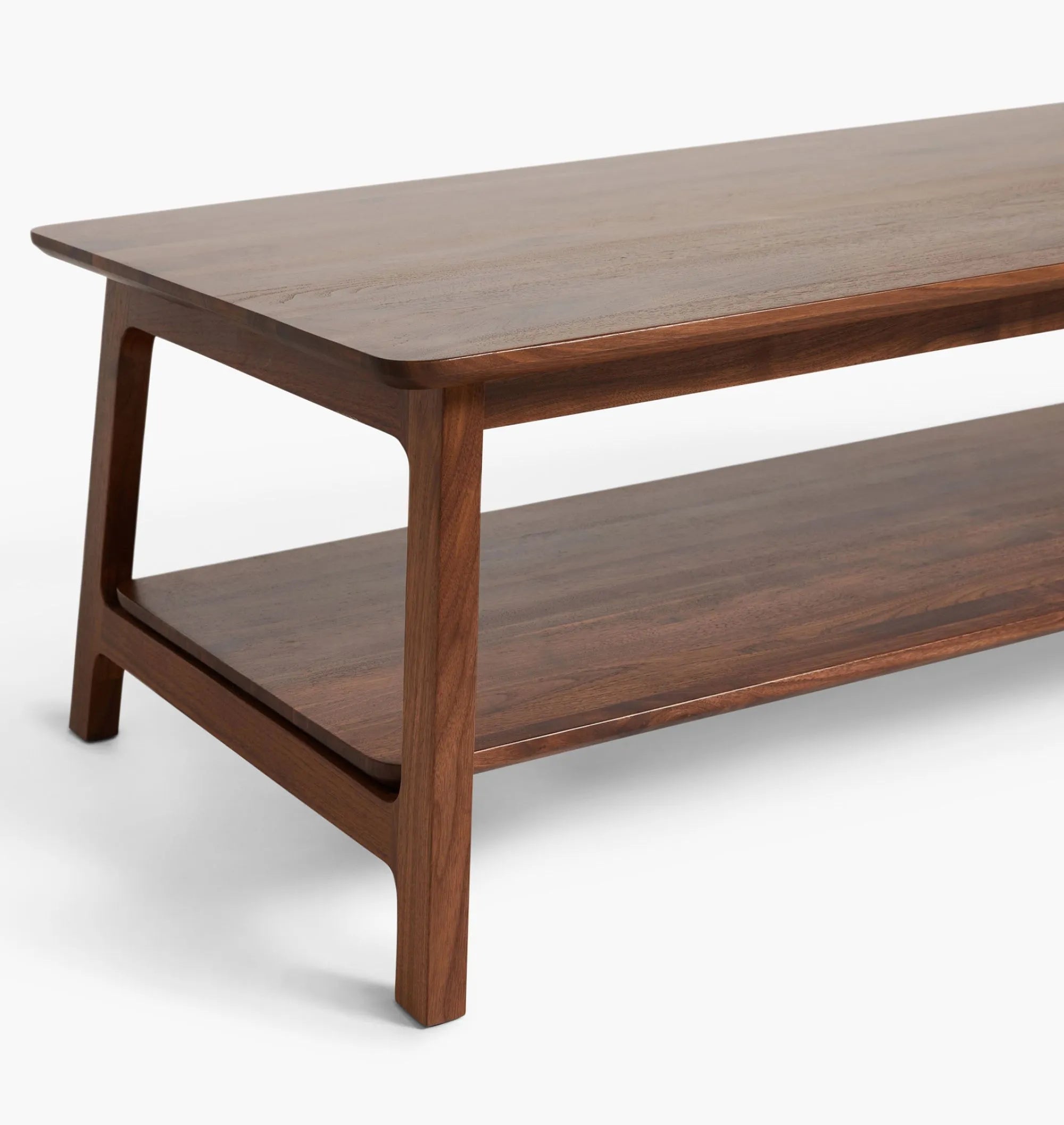 Scandinavian Inspired Coffee Table with lower shelf