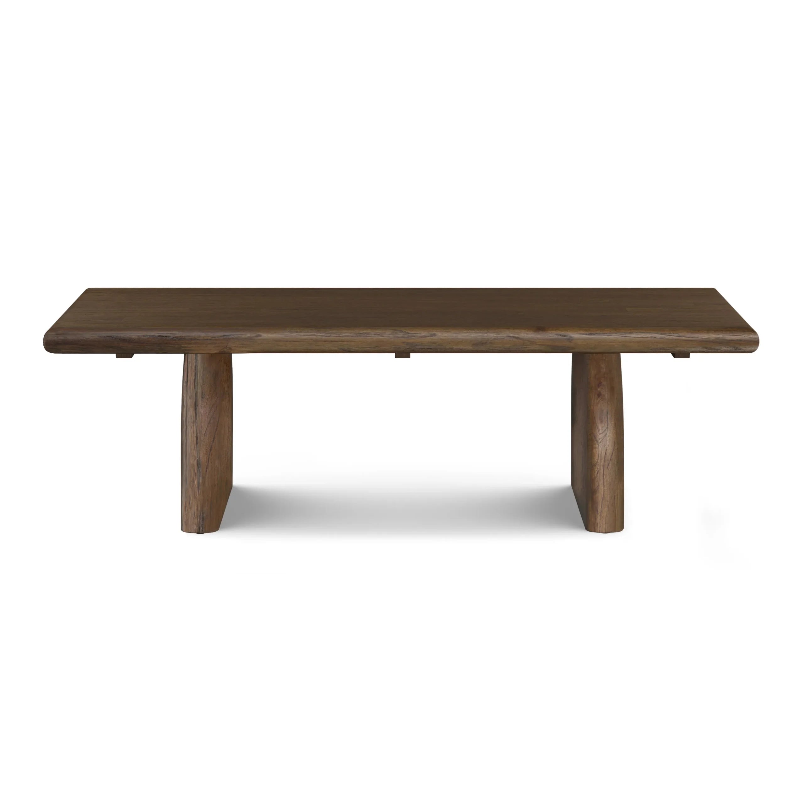 Sculptural Coffee Table with minimalist curved base