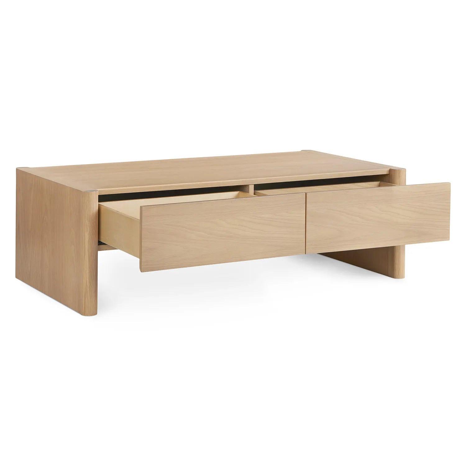 Sleek Coffee Table with hidden storage drawers