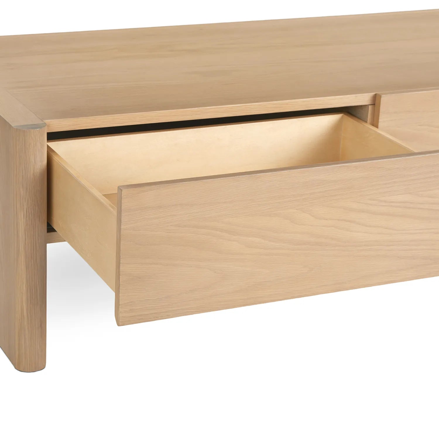 Sleek Coffee Table with hidden storage drawers