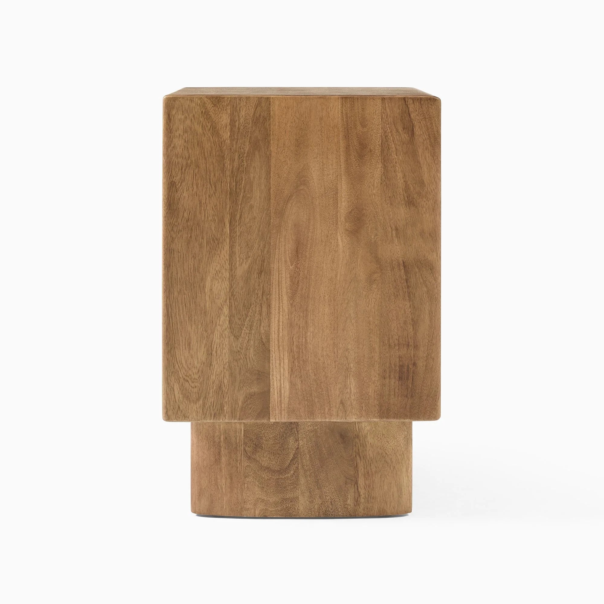 Sleek Urban Bedside Nightstand with spacious drawer and open shelf