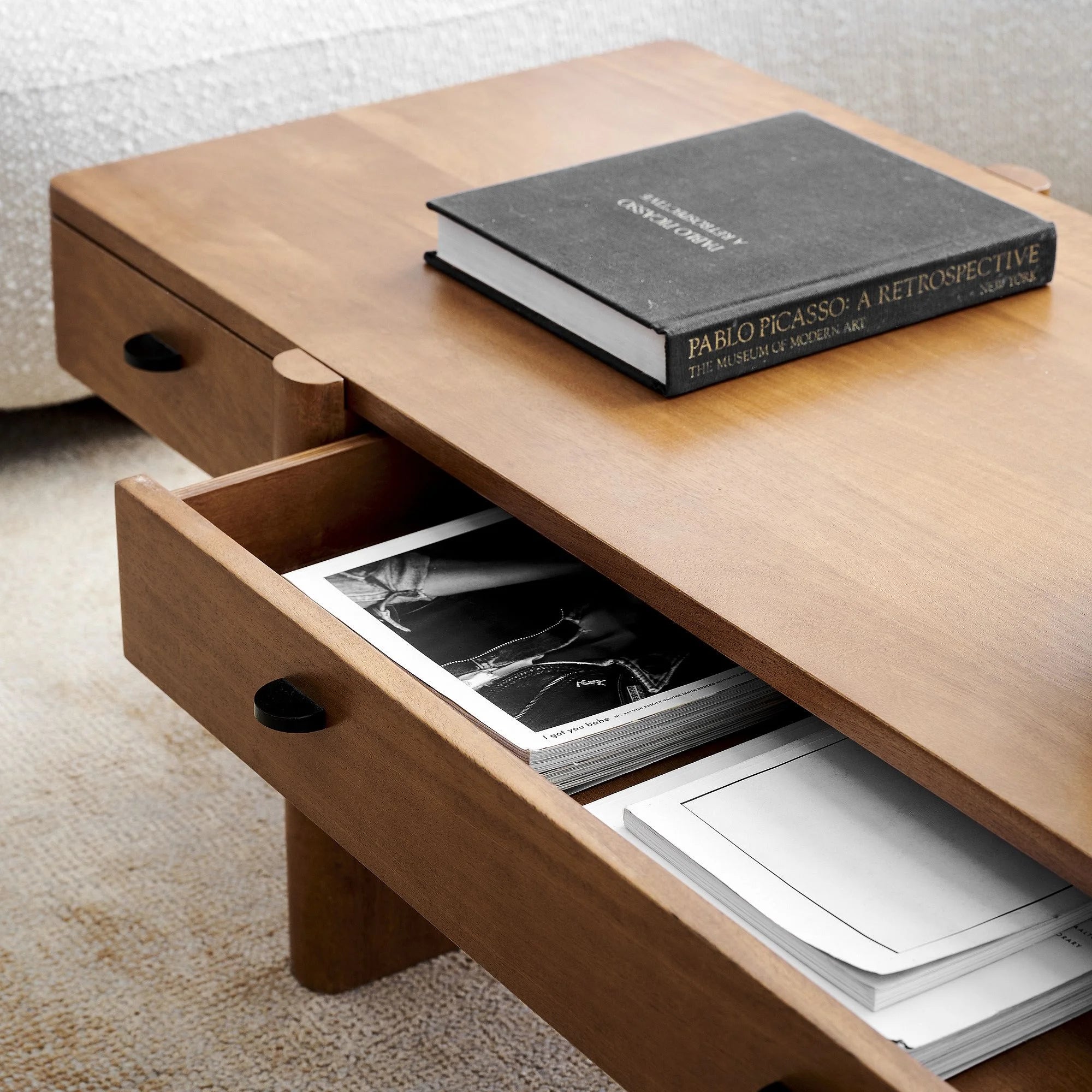 Multi-Drawer Coffee Table for Modern Living
