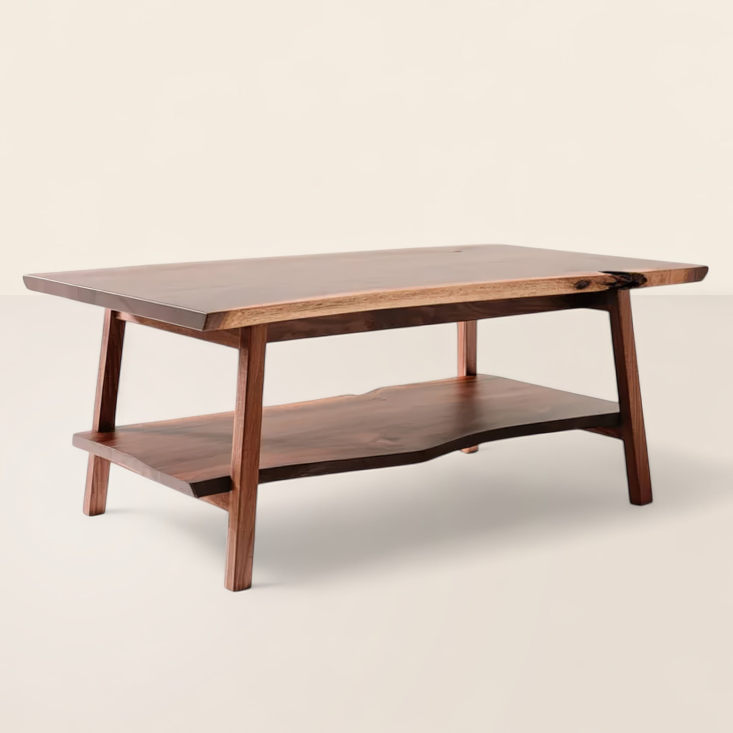 Split Level Coffee Table Layered Design for Living Comfort