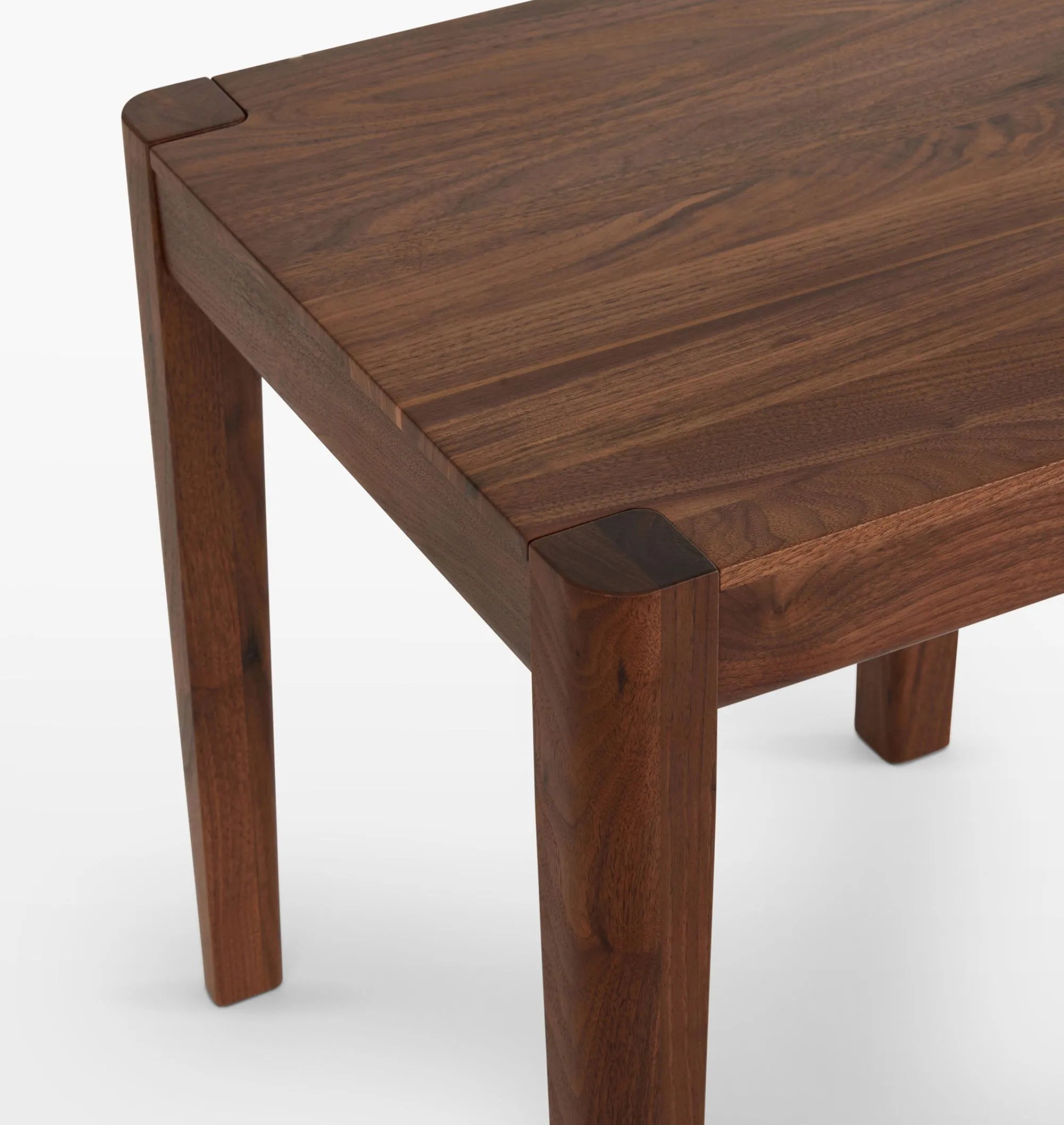 Stylish modern wooden side table with a minimalist design