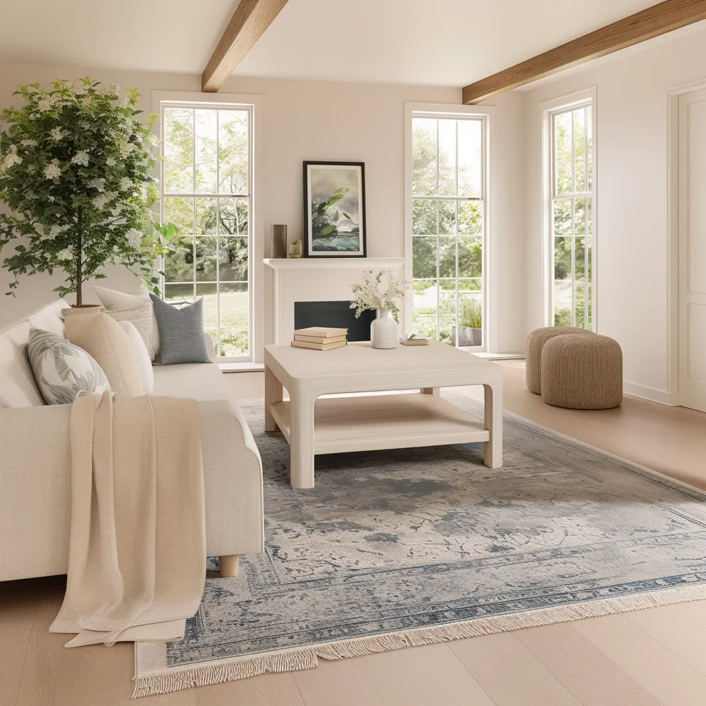 Versatile Coffee Table with spacious top and lower storage shelf for modern homes