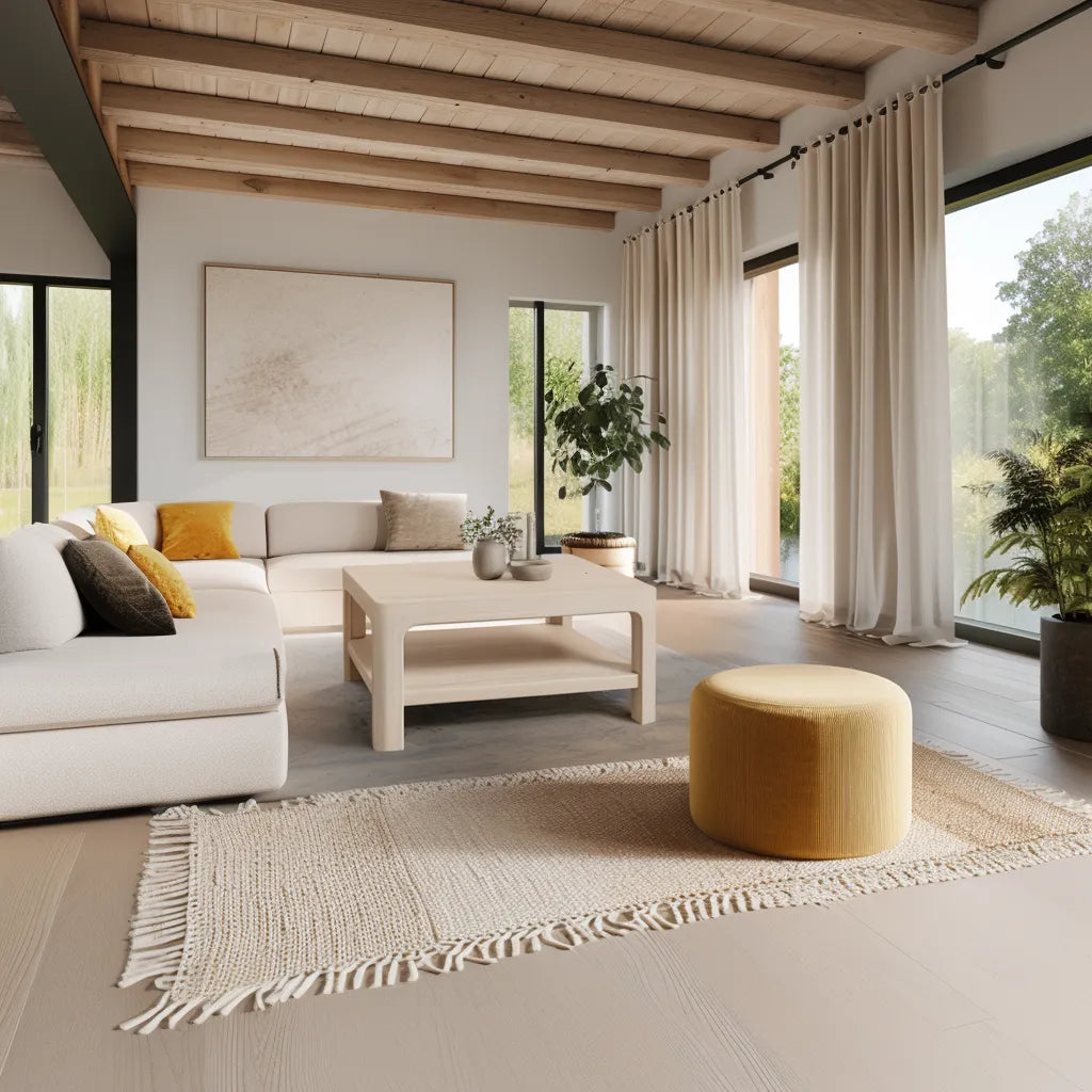 Versatile Coffee Table with spacious top and lower storage shelf for modern homes