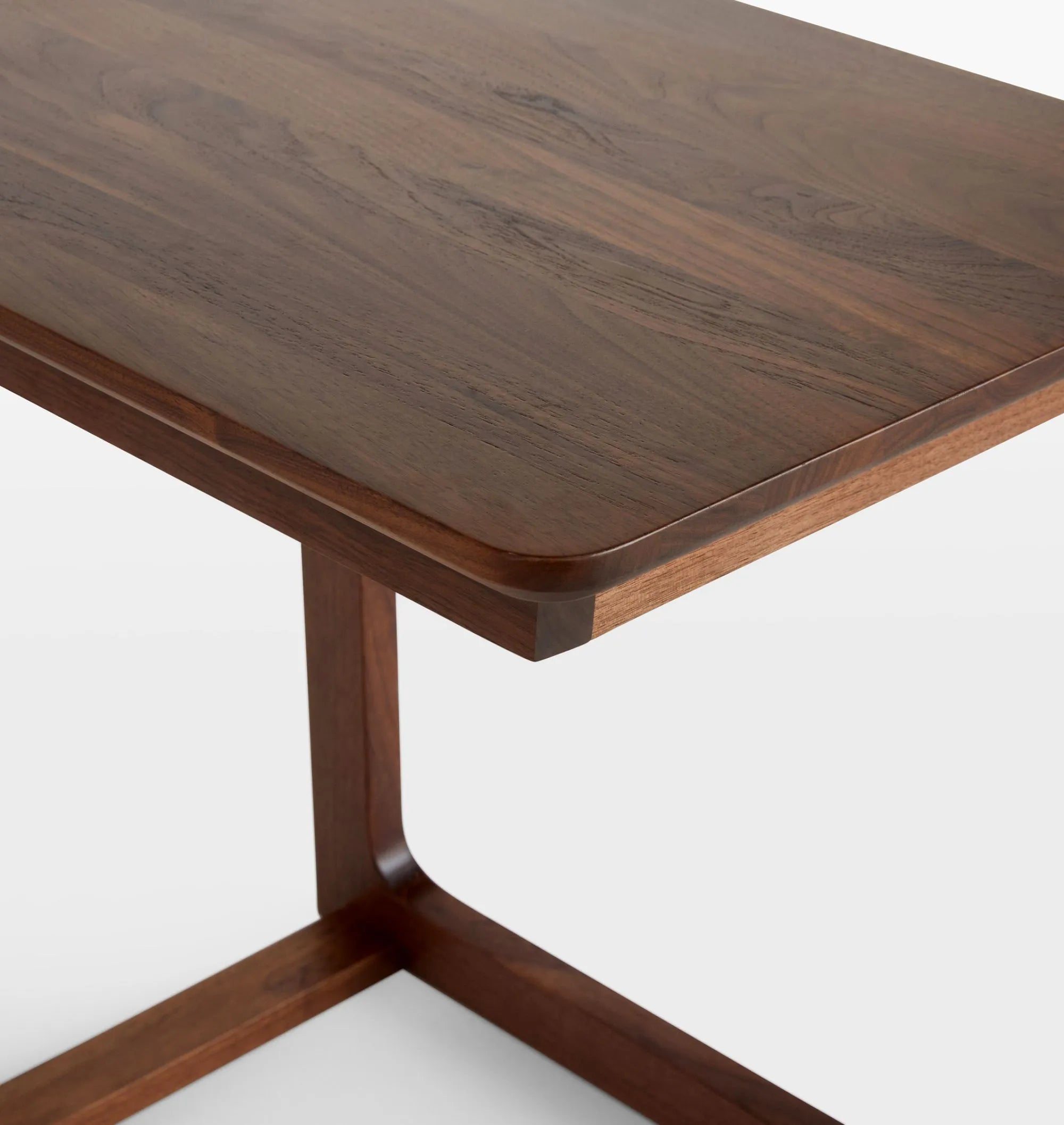 C Side Table with innovative C-shaped design and smooth finish.