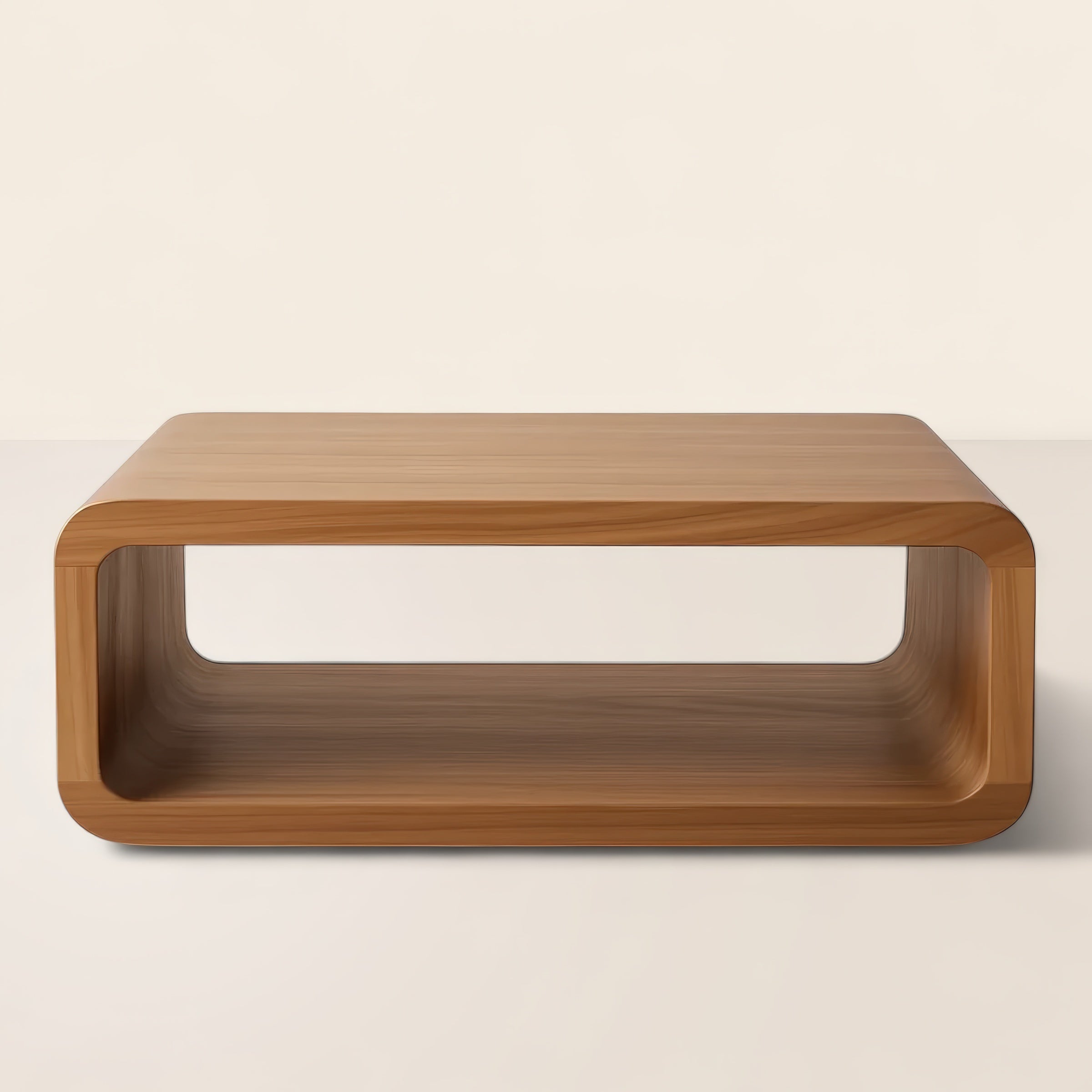 Zen Arc Coffee Table Visual Harmony Centerpiece