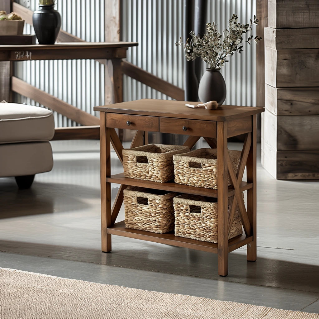 Console Table for Storage and Home Decor