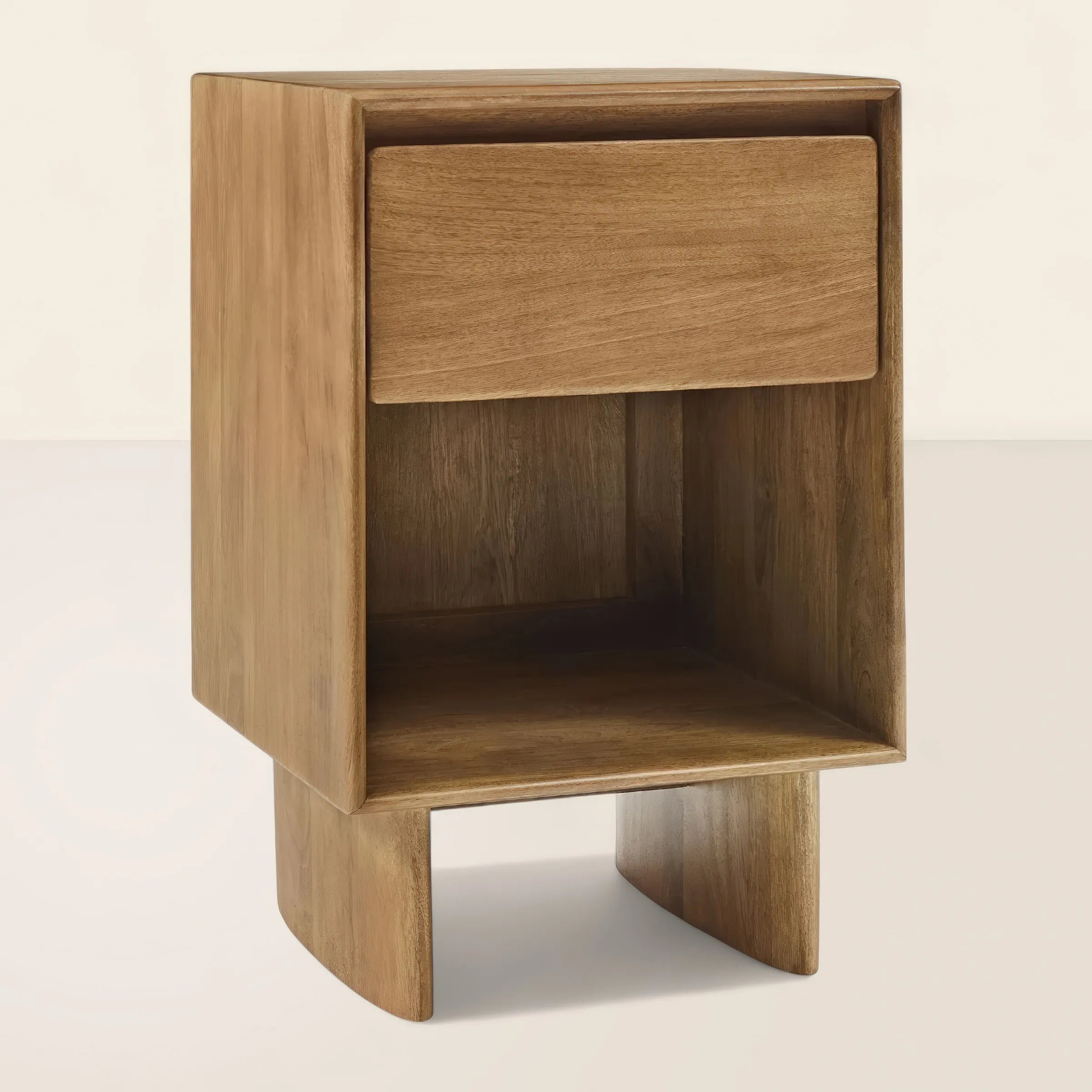 Sleek Urban Bedside Nightstand with Drawer