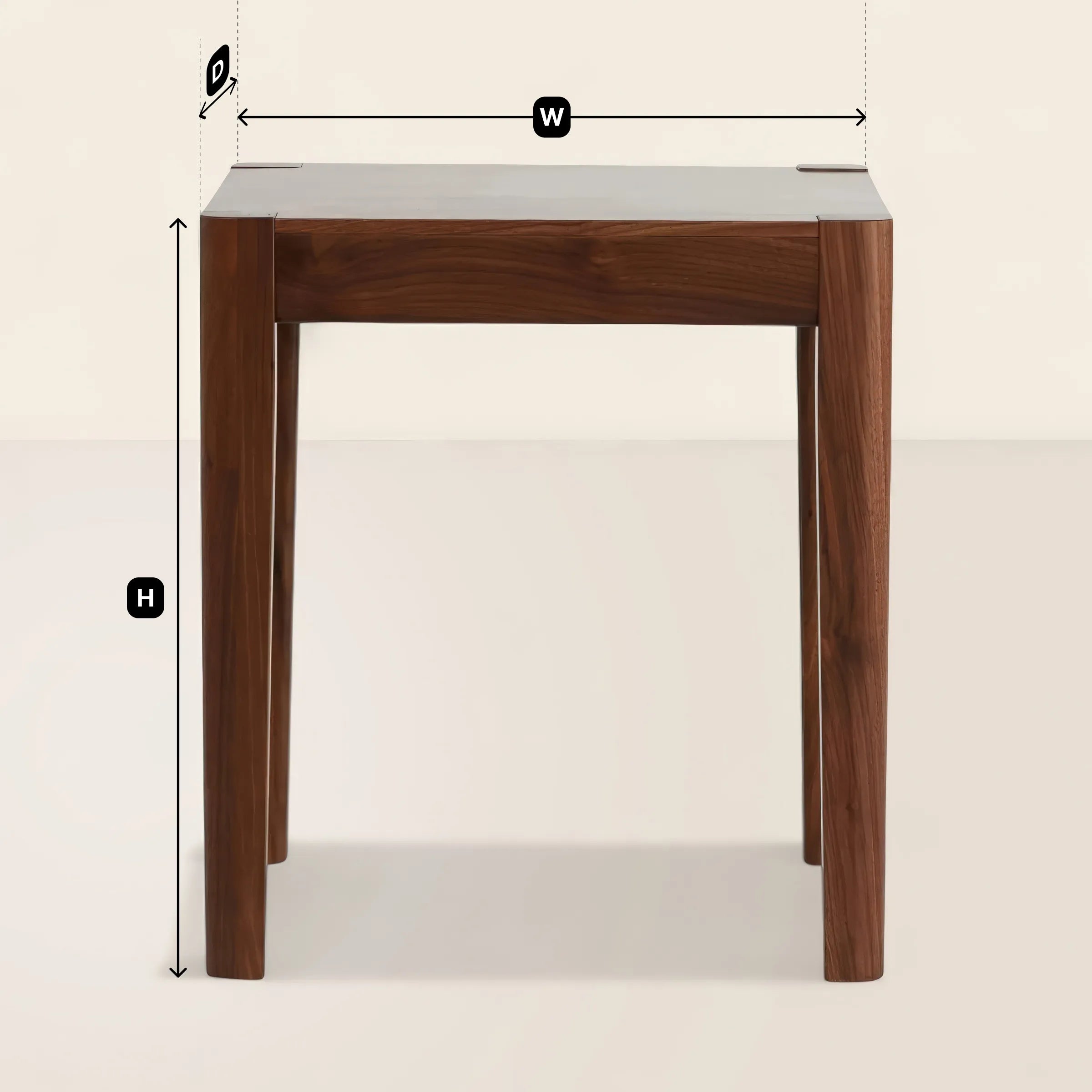 Stylish Modern Wooden Side Table With A Minimalist Design