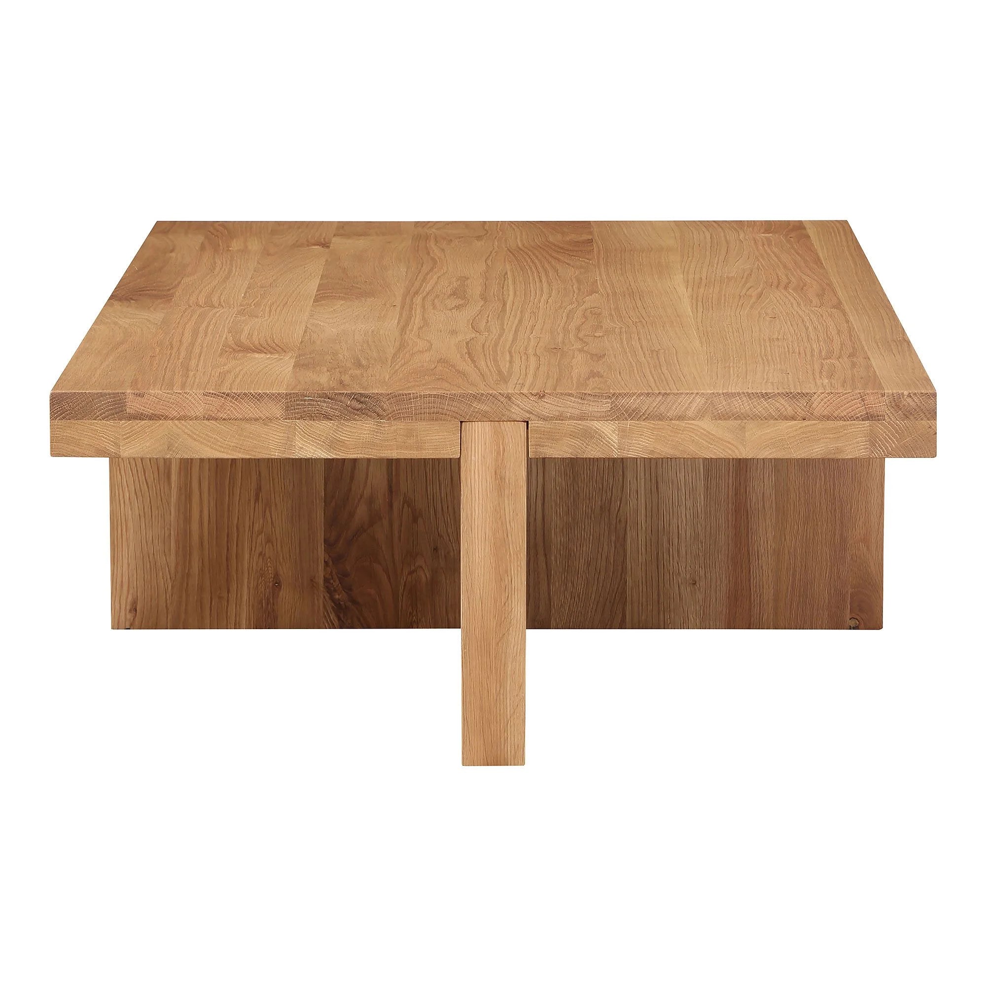 Modern Rectangular Coffee Table Joined Base Design