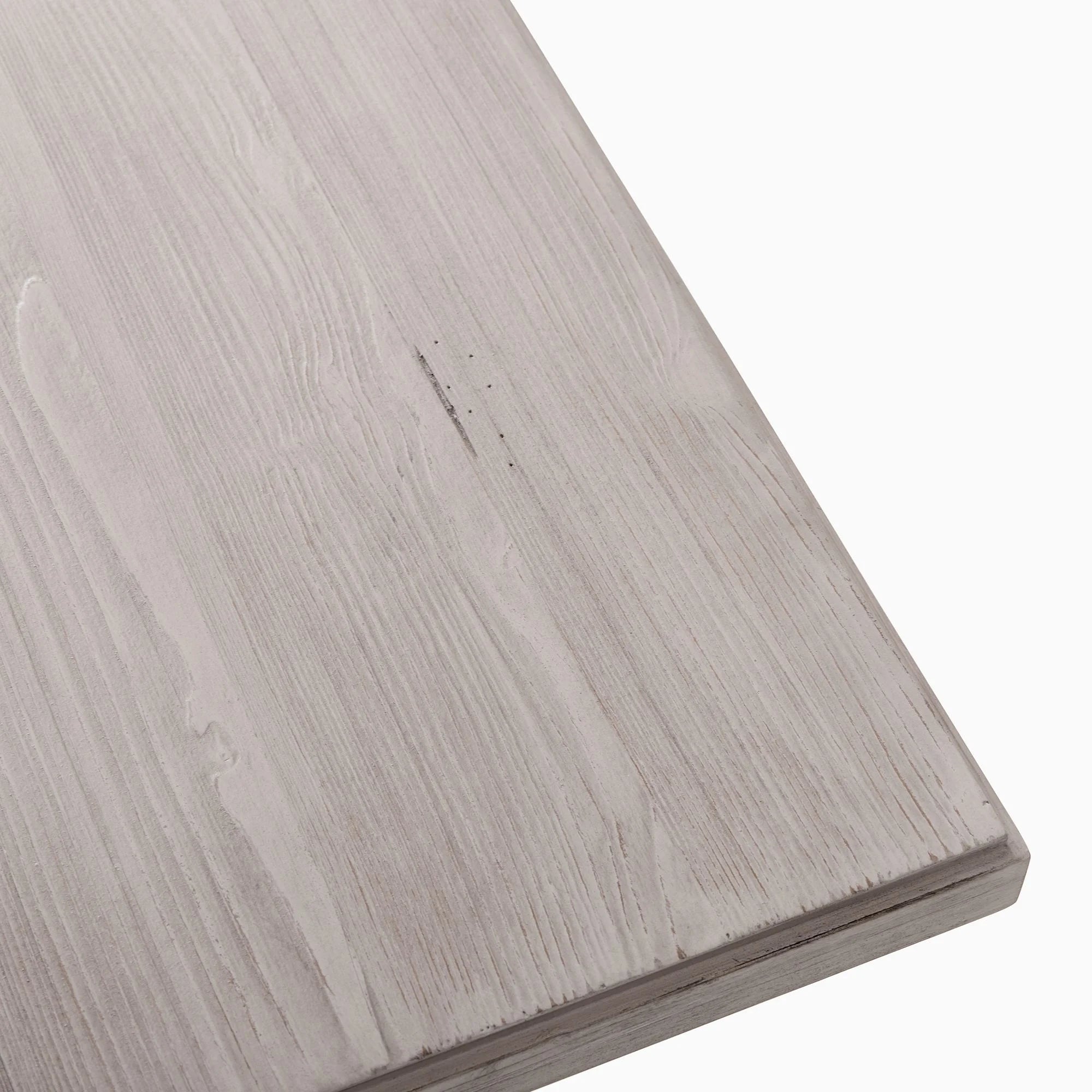 Rectangular Coffee Table Modern Cross-Leg Base Design