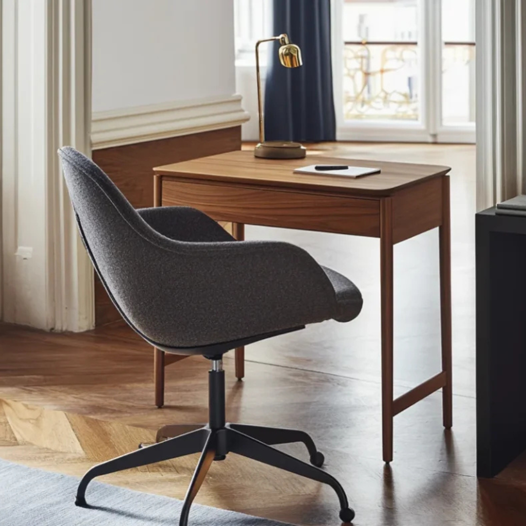Sleek Mid-Century Secretary Desk - Vintage Inspired Design