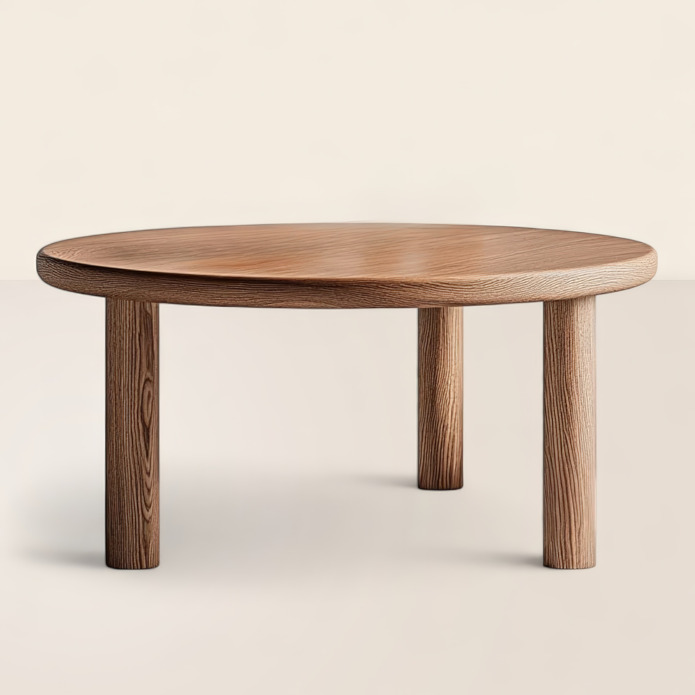 Natural Round Coffee Table Modern Simplicity