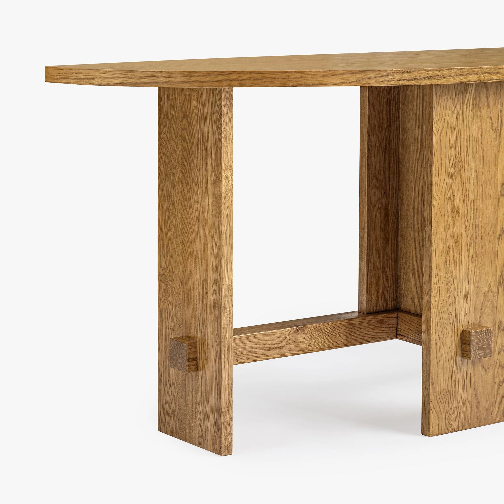Crescent Console Table Elegant Home Accent