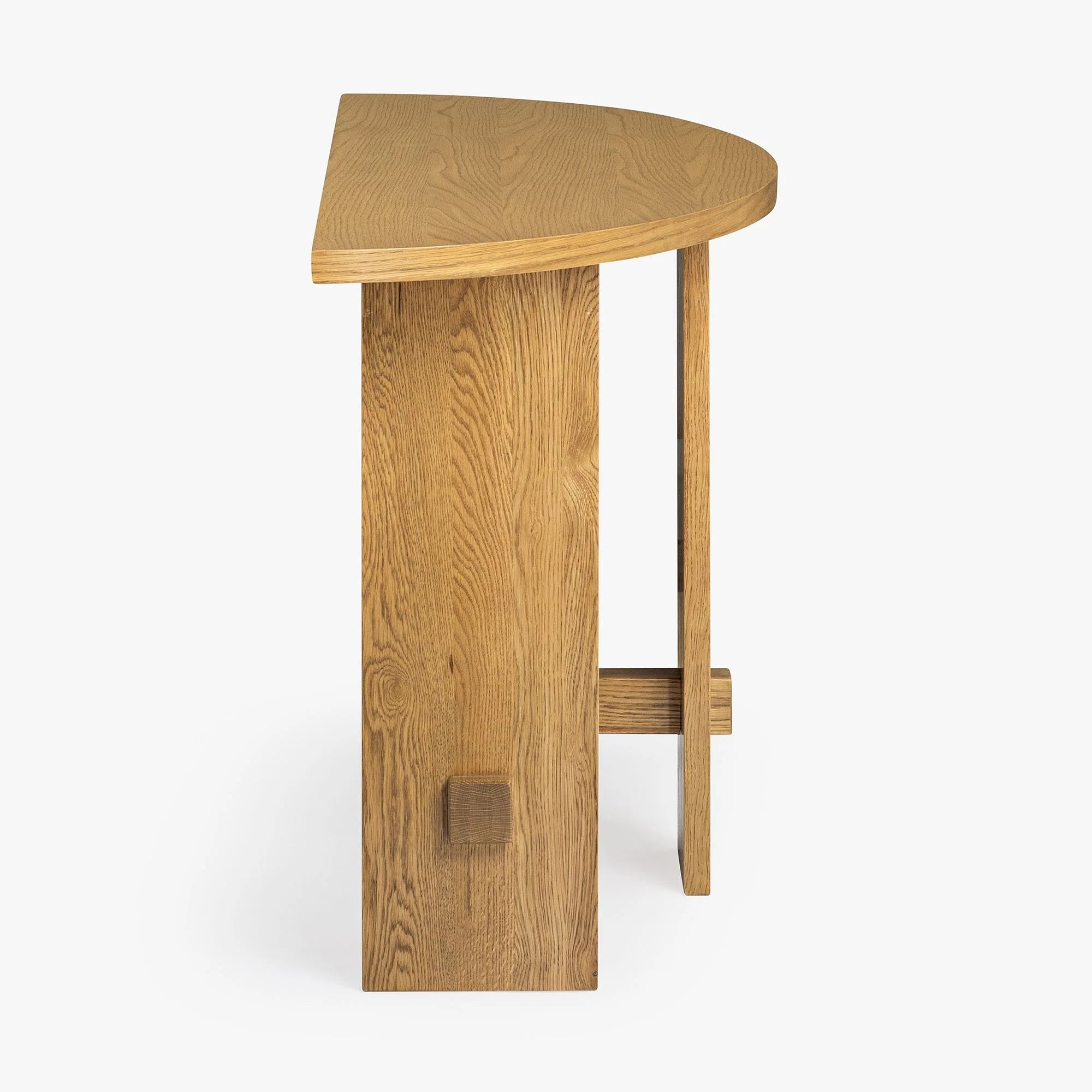 Crescent Console Table Elegant Home Accent