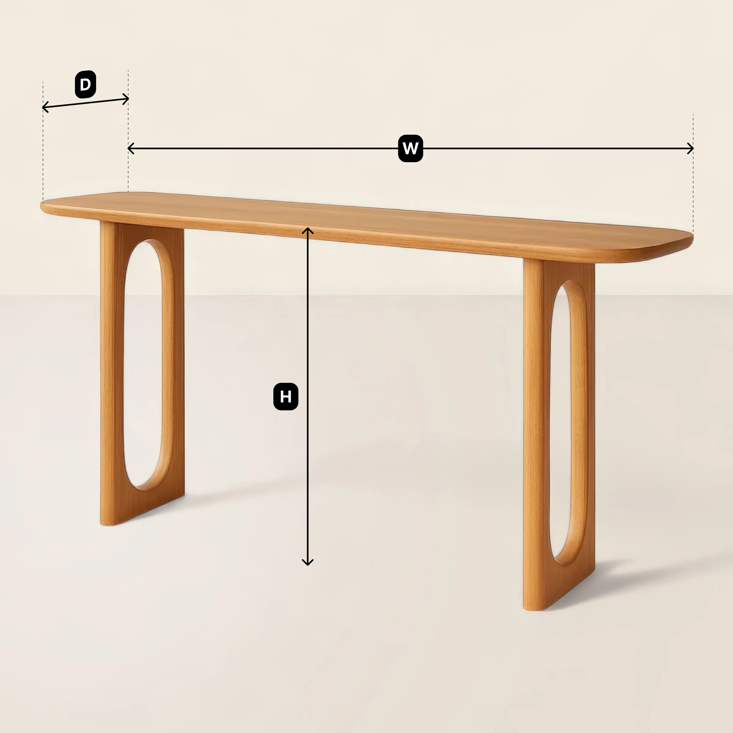 Sculpted Console Table with Artistic Form for Modern Interiors