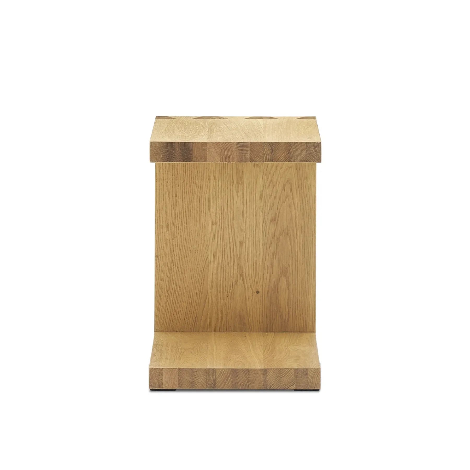 Minimalist C Side Table with a modern design and open base perfect for small spaces