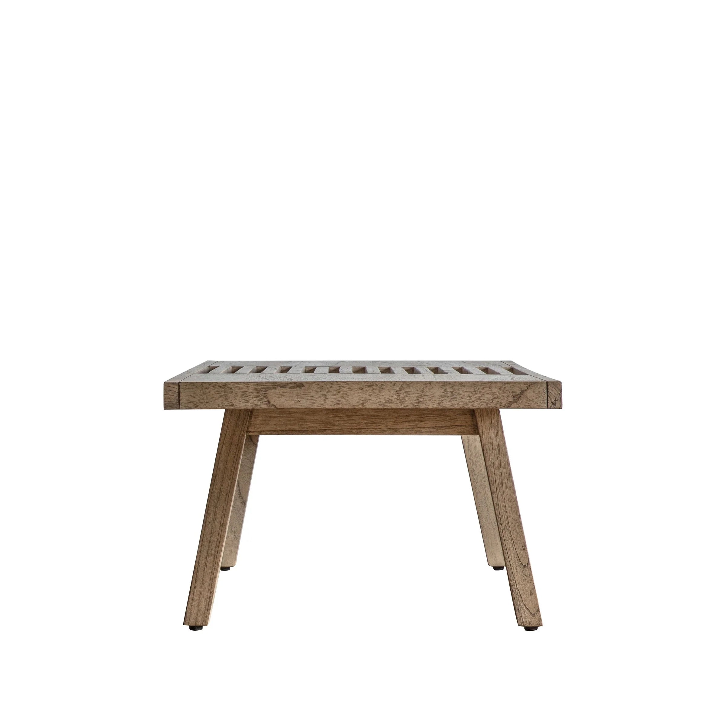 Modern Coffee Table with slatted surface and sleek design