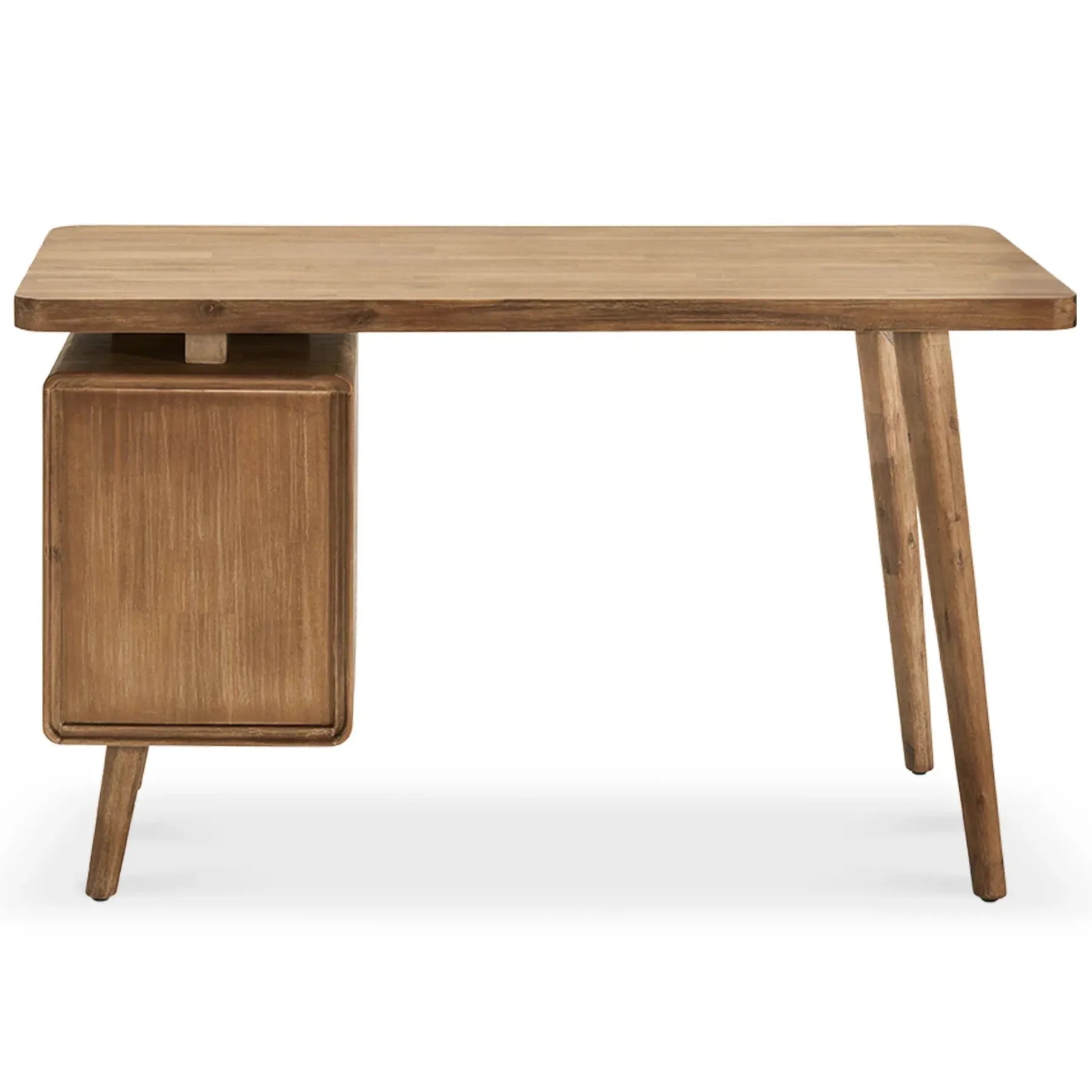 Scandinavian Writing Desk with a spacious tabletop and integrated storage perfect for modern workspaces
