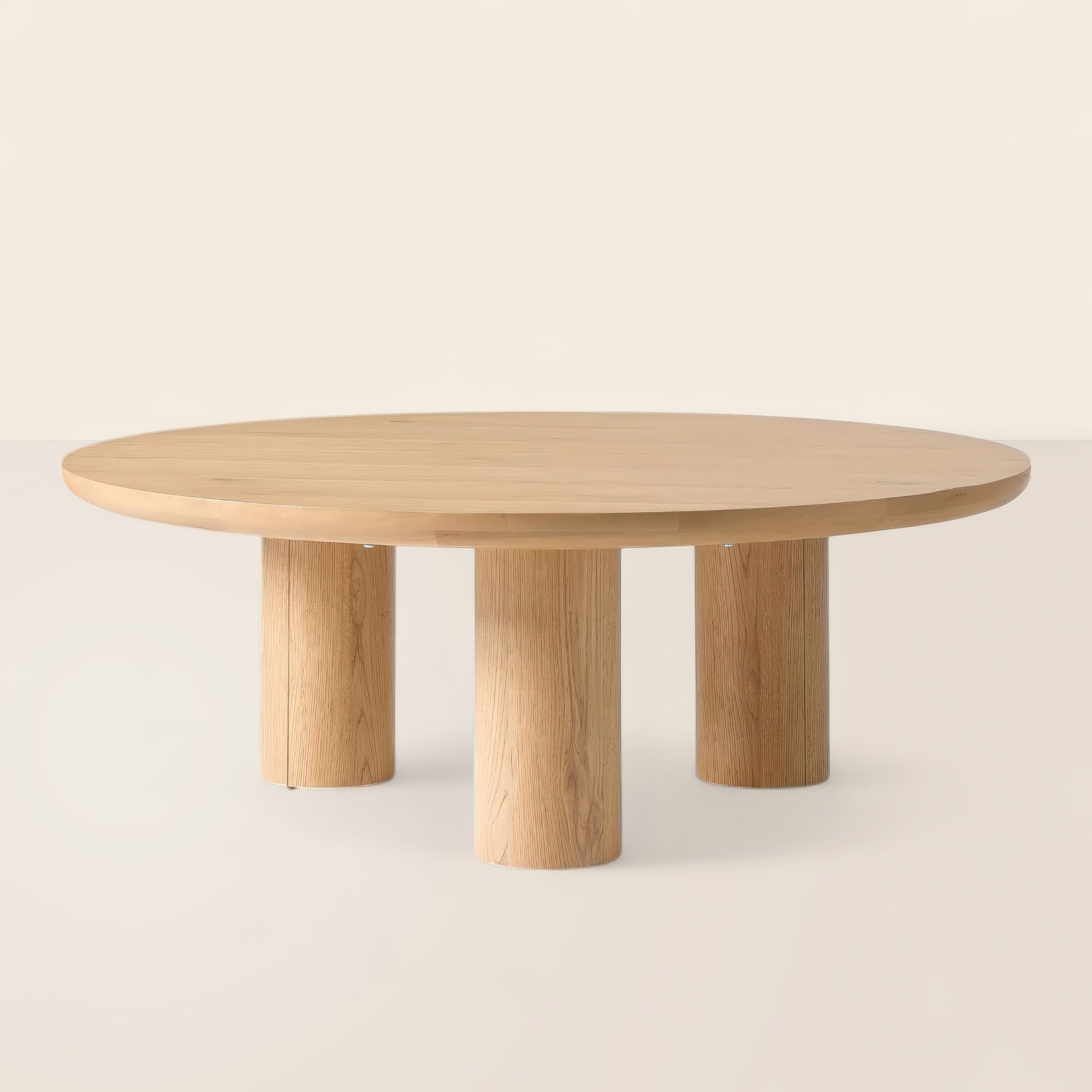 Round Coffee Table Four Column Design