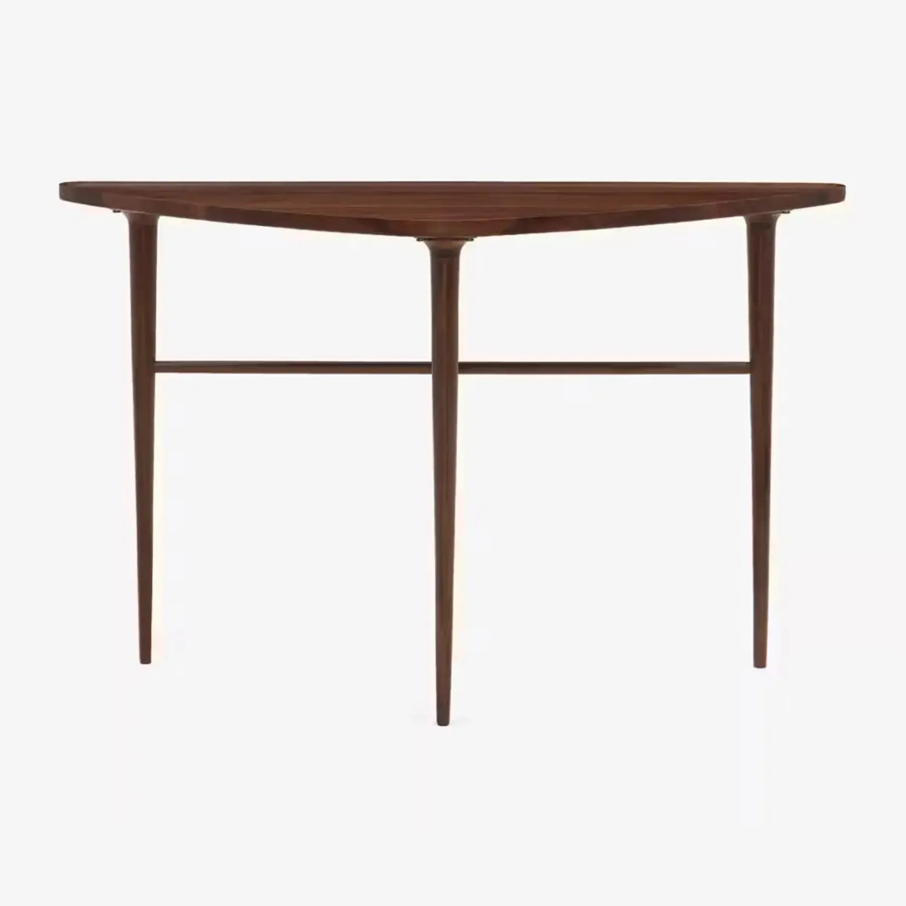 Vintage Console Table with slender legs and triangular top