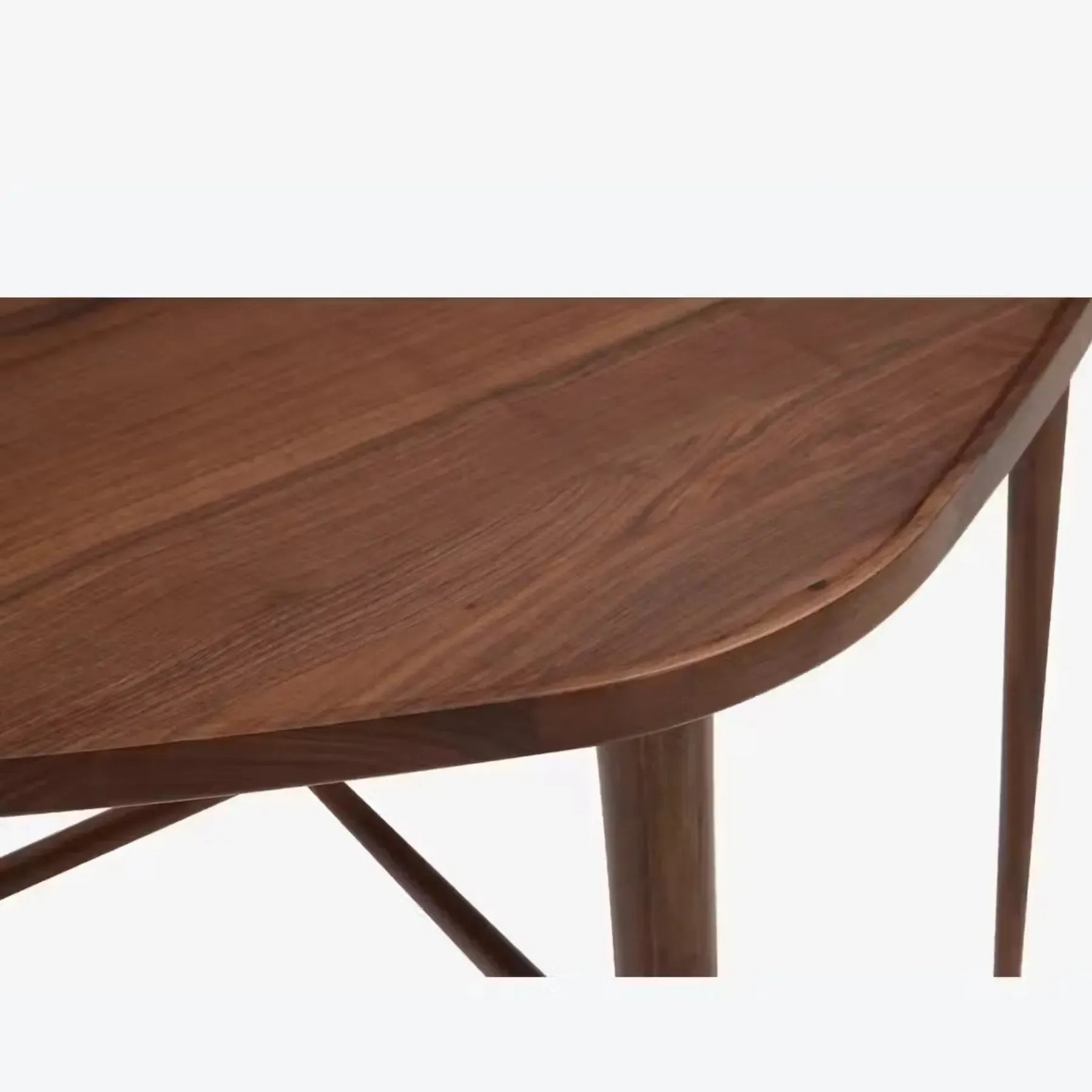 Vintage Console Table with slender legs and triangular top
