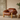 Mid-Century Accent Chair With Natural Wood Frame And Leather Cushion For Living Room