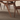 Mid-Century Natural Wood Oval Dining Table With Arched Leg Base For Dining Room