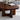 Modern Natural Wood Coffee Table With Oval Top And Sculptural Arch Base For Living Room