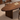 Modern Oval Natural Wood Dining Table With Pedestal Base For Dining Room