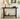 Modern Wooden Console Table With Oval Cut-Out Sides
