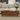 Modern Natural Wood Rectangular Coffee Table With Textured Front For Living Room