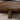 Modern Natural Wood Round Coffee Table With Thick Top And Cross Base For Living Room